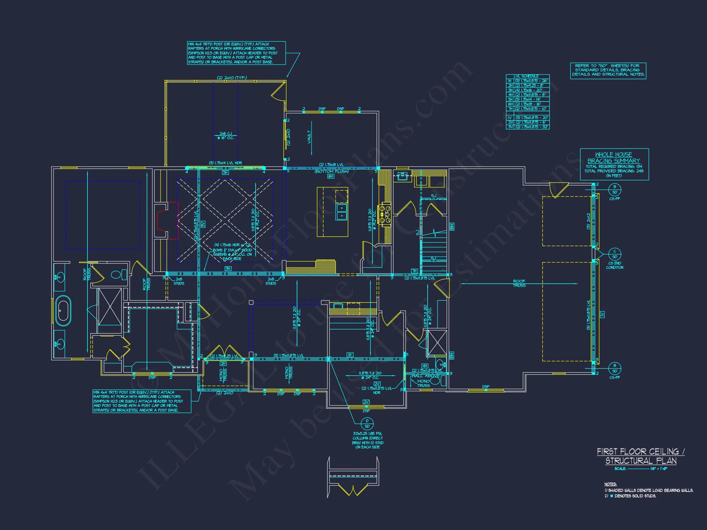 17-2066 HOUSE PLAN - Modern Craftsman House Plan with Detailed Blueprints & CAD Designs 37 Modern Craftsman house Plan with Detailed Blueprints & CAD Designs