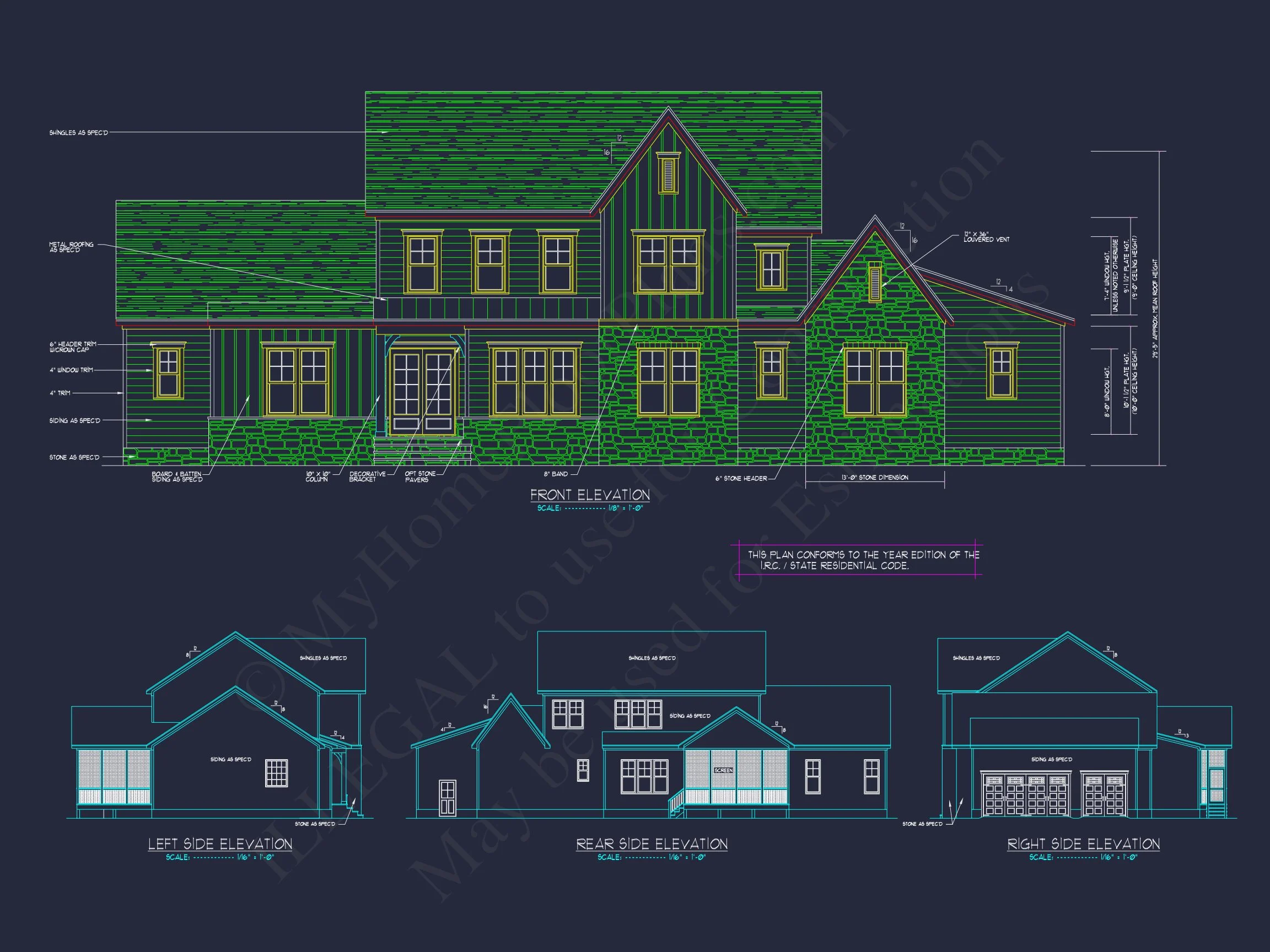 17-2066 HOUSE PLAN - Modern Craftsman House Plan with Detailed Blueprints & CAD Designs 29 Modern Craftsman house Plan with Detailed Blueprints & CAD Designs
