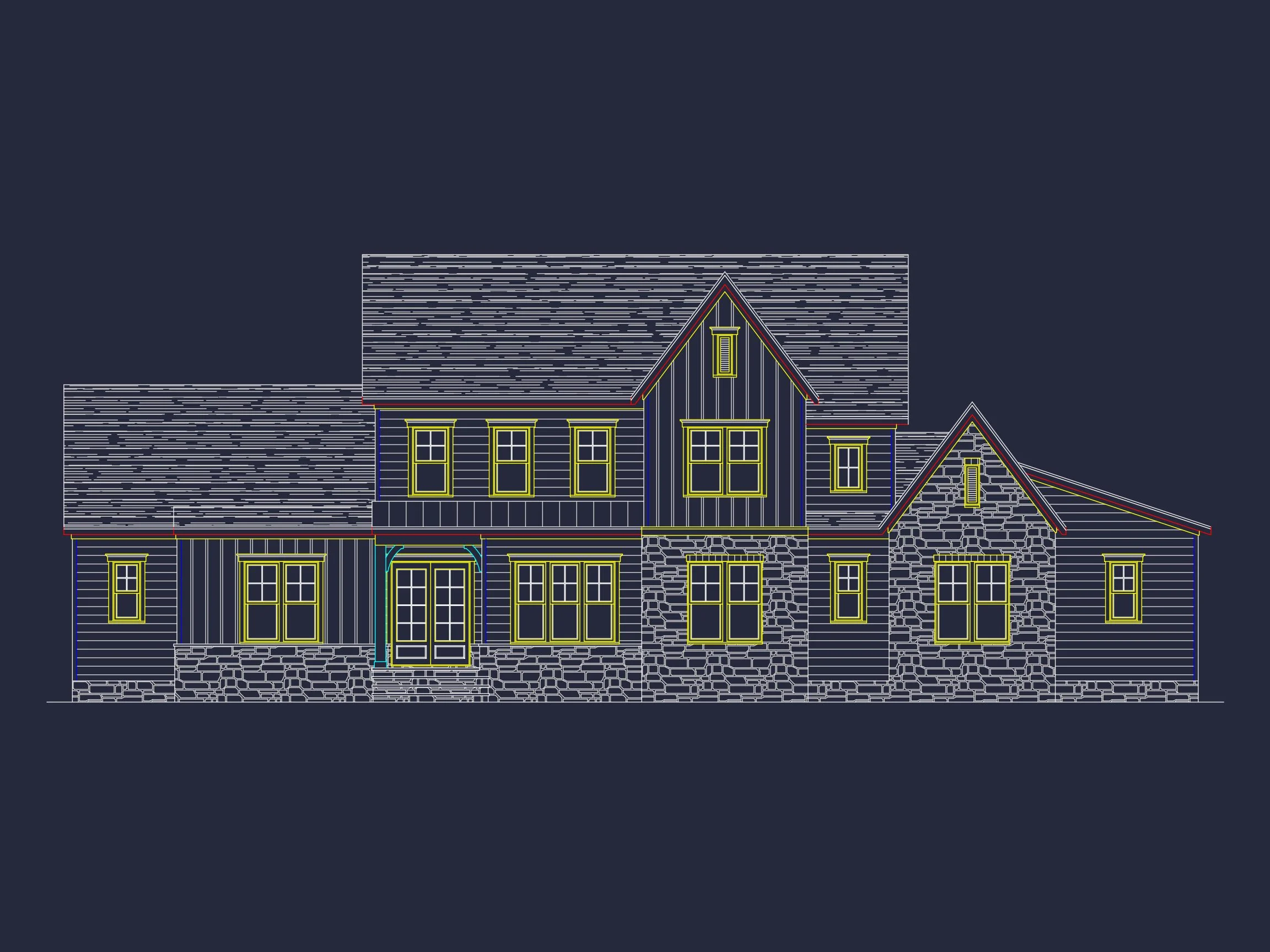 17-2066 HOUSE PLAN - Modern Craftsman House Plan with Detailed Blueprints & CAD Designs 24 Modern Craftsman house Plan with Detailed Blueprints & CAD Designs