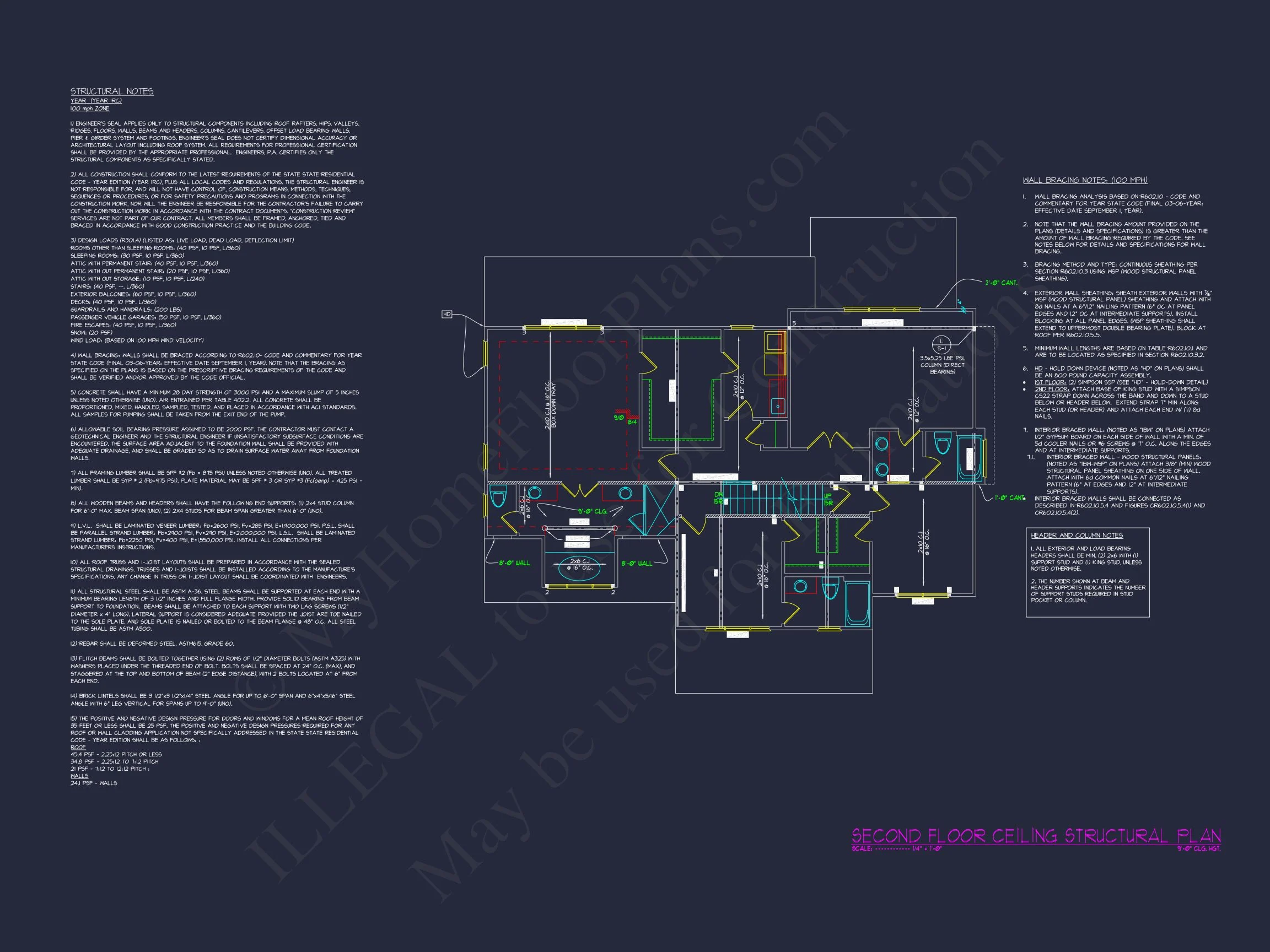 17-1191 HOUSE PLAN - Modern House Blueprint: Spacious Floor Plan & Architectural Designs 37 Modern house Blueprint: Spacious Floor Plan & Architectural Designs