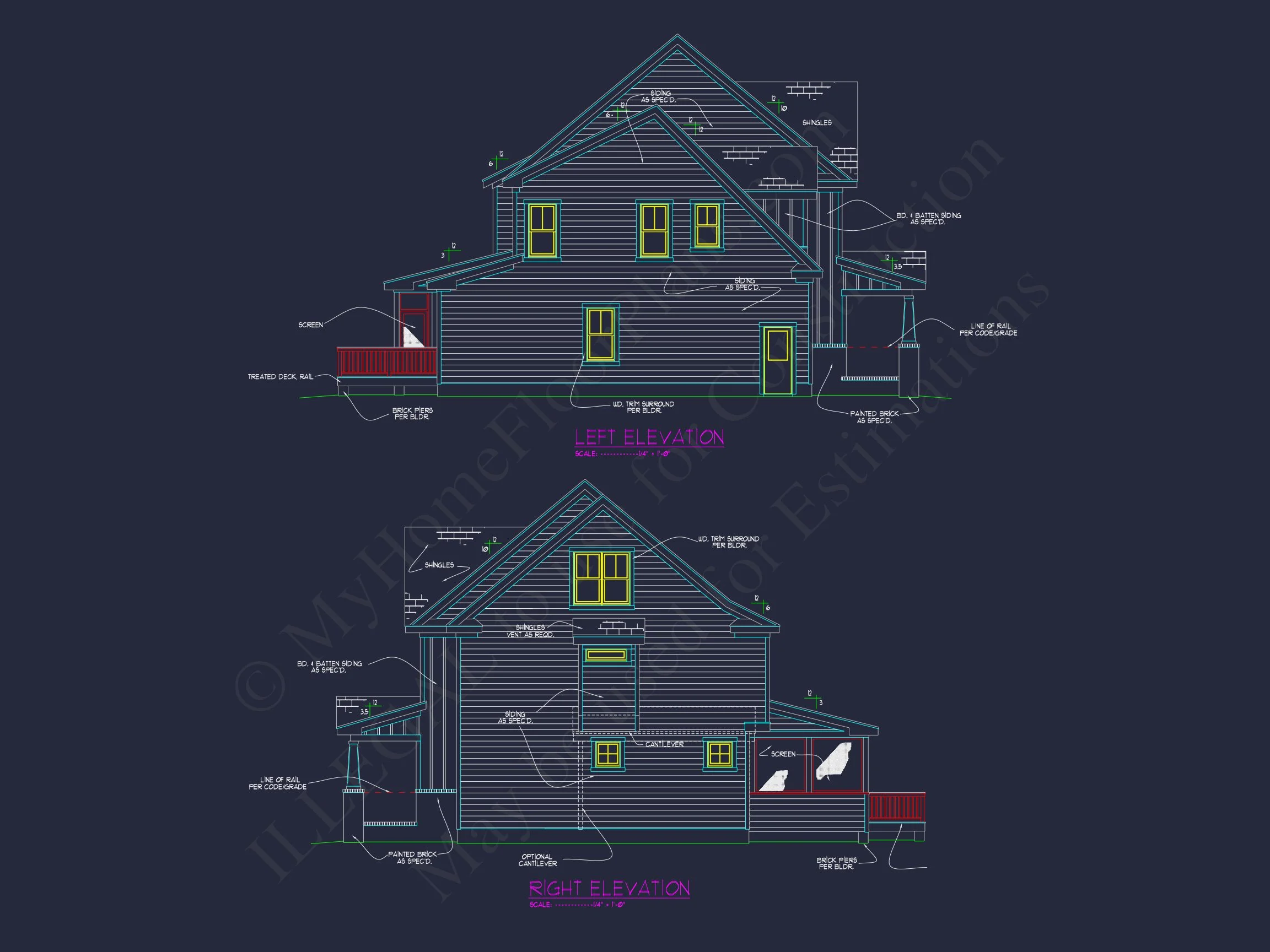 17-1191 HOUSE PLAN - Modern House Blueprint: Spacious Floor Plan & Architectural Designs 28 Modern house Blueprint: Spacious Floor Plan & Architectural Designs