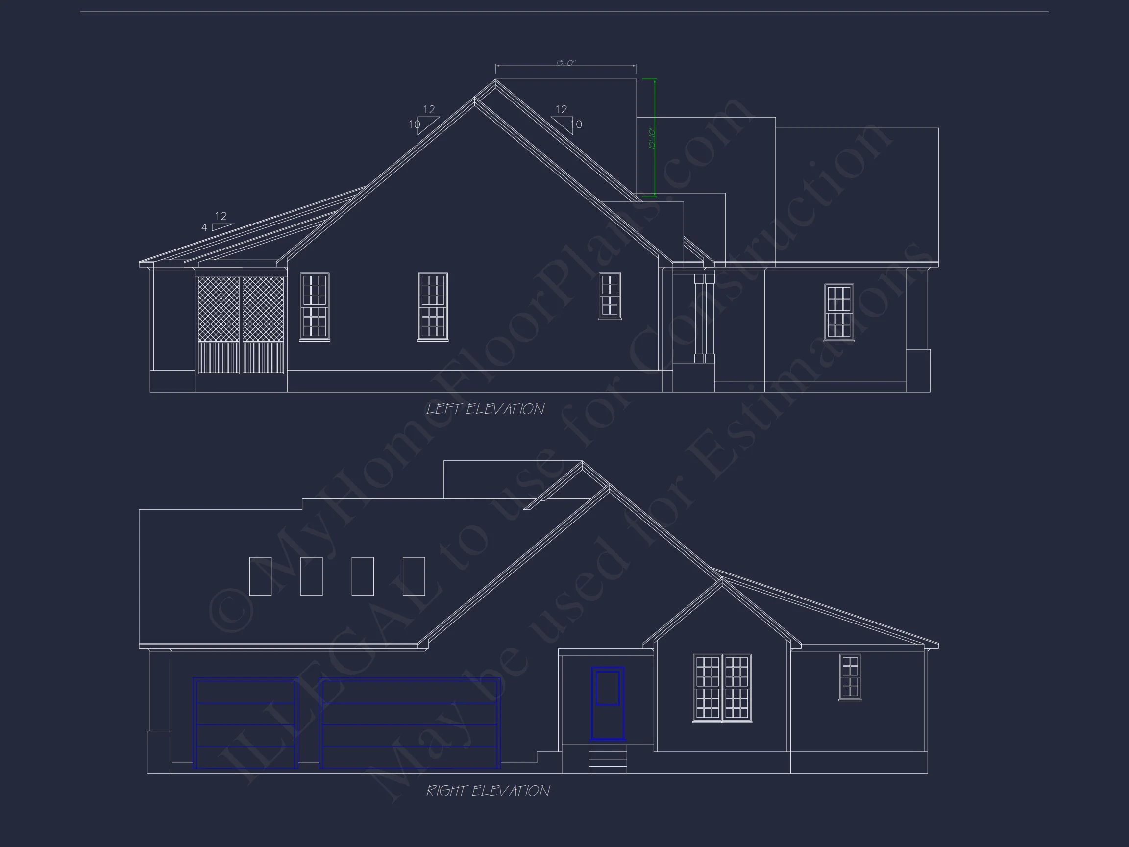 16-1601 HOUSE PLAN - Spacious House Plan: Floor & Blueprint Designs with CAD 7 Spacious house Plan: Floor & Blueprint Designs with CAD