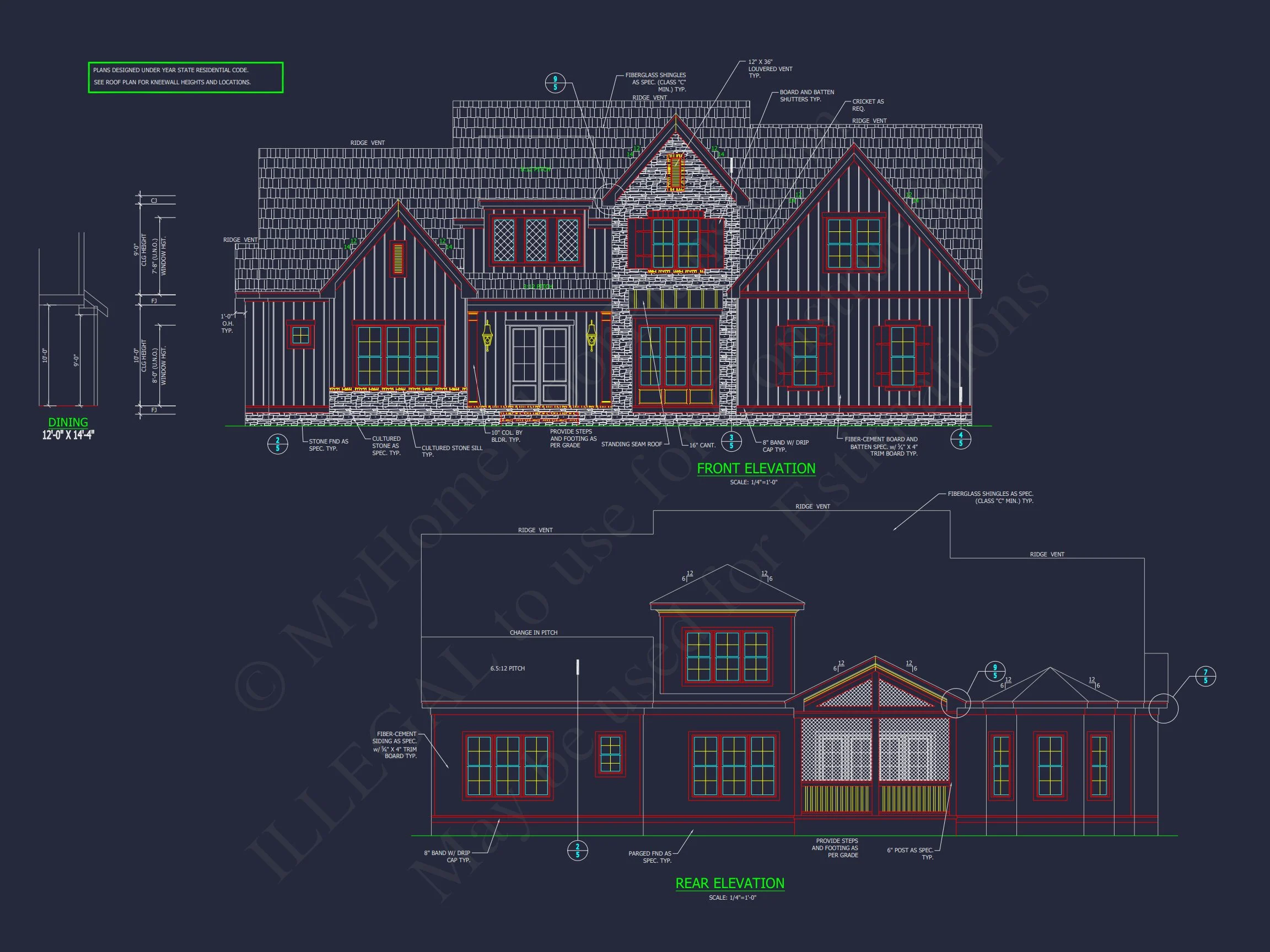 16-1246 HOUSE PLAN - Beautiful 2-Story House Blueprint with 5 Bedrooms & 3-Car Garage 31 Beautiful 2-Story house Blueprint with 5 Bedrooms & 3-Car Garage
