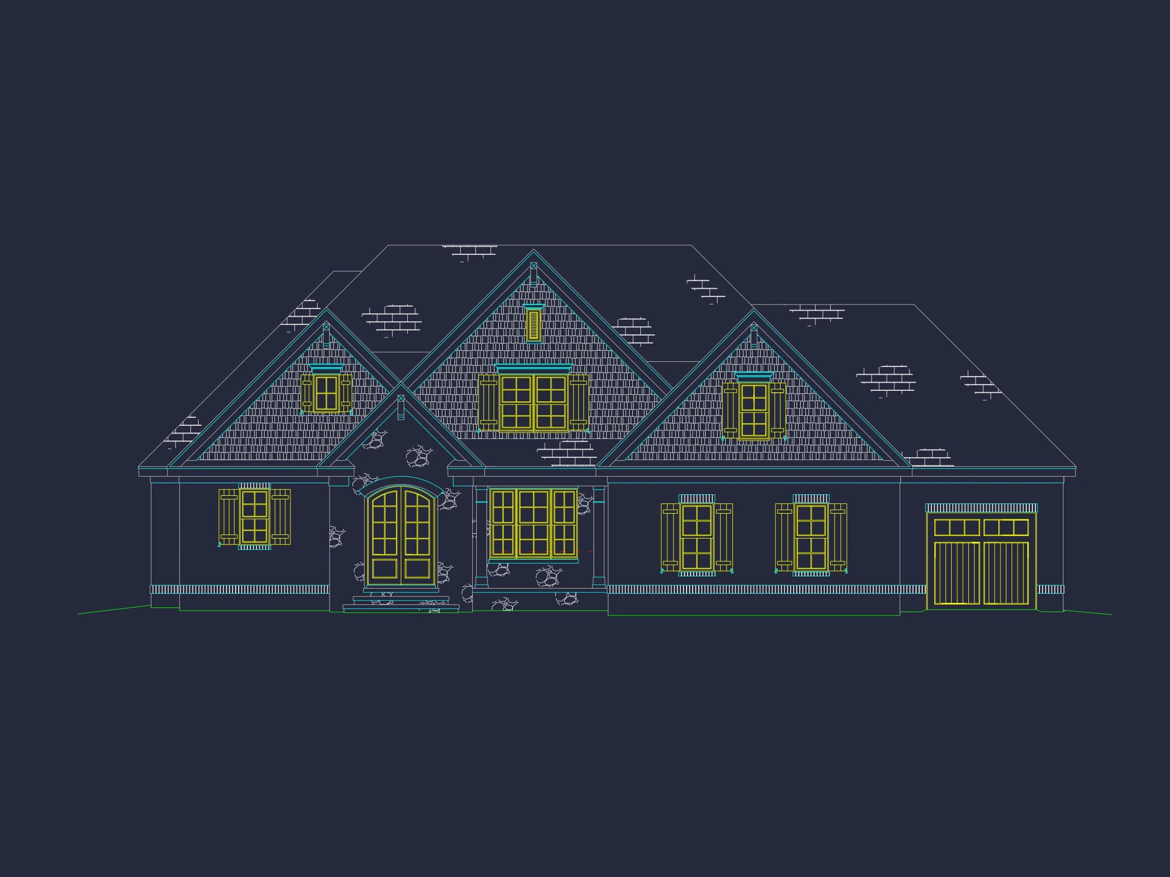 15-2012 HOUSE PLAN - Custom House Plan with 4 Beds, 4 Baths, and 3-Car Garage 3 Custom house Plan with 4 Beds, 4 Baths, and 3-Car Garage