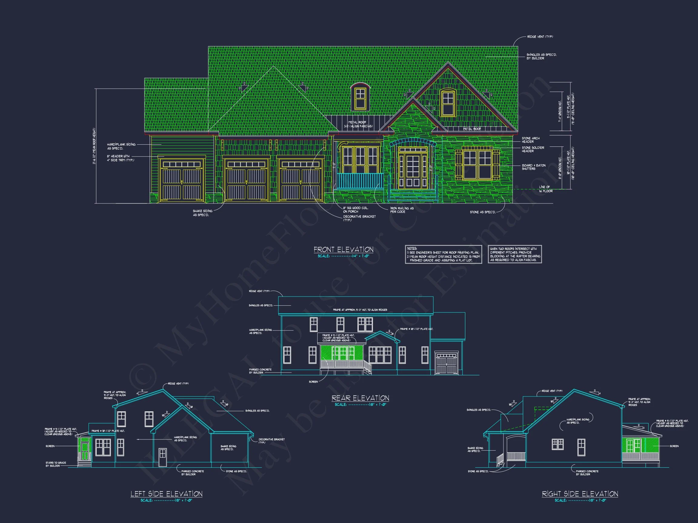 15-1826 HOUSE PLAN - Craftsman-Style House Plan: Spacious 4 Bed, 4 Bath Designs 38 Craftsman-Style house Plan: Spacious 4 Bed, 4 Bath Designs
