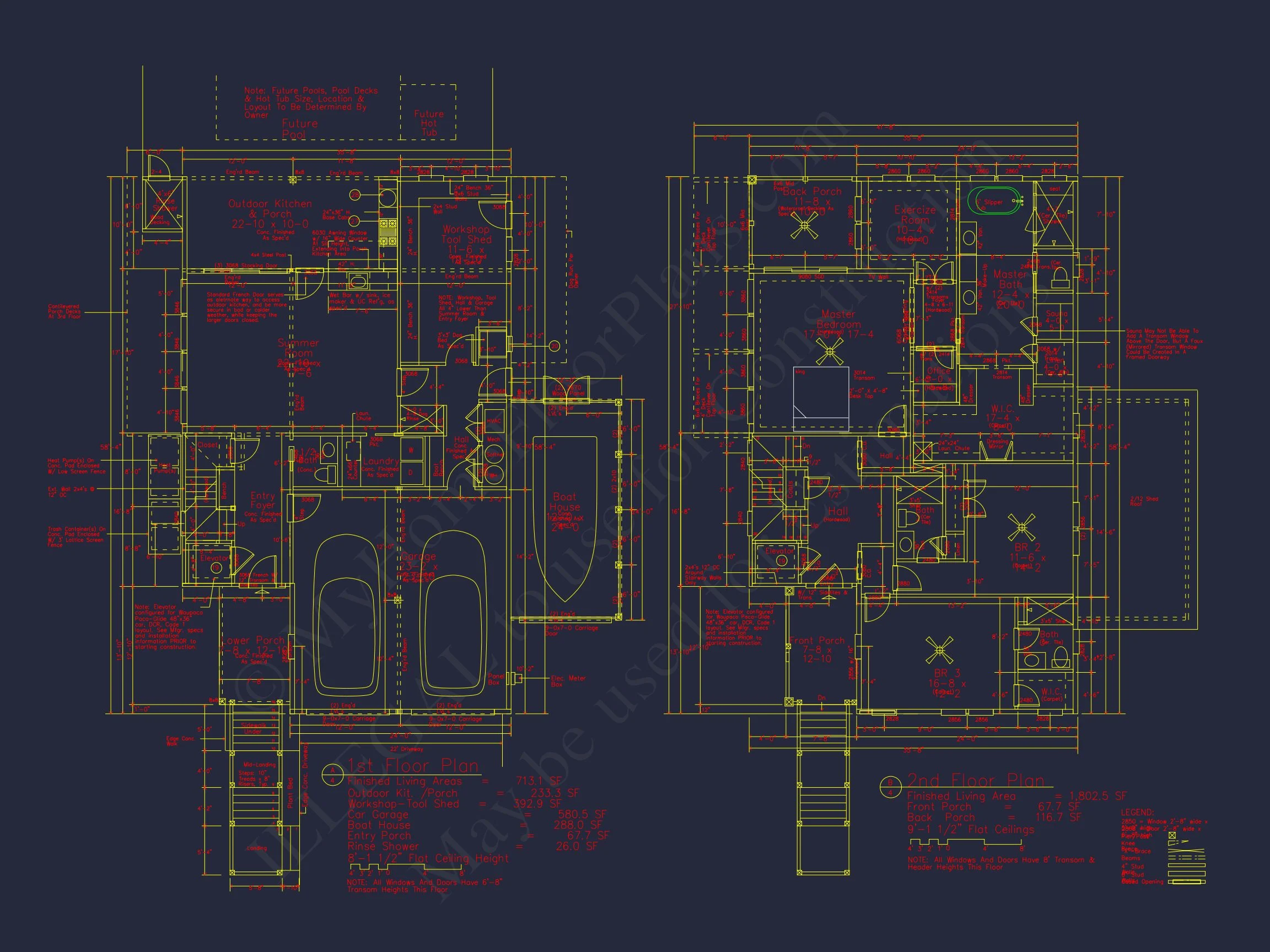 15-1665 HOUSE PLAN - Modern Beach House Blueprint with 3 Floors & Coastal Designs 88 Modern Beach House Blueprint with 3 Floors & Coastal Designs