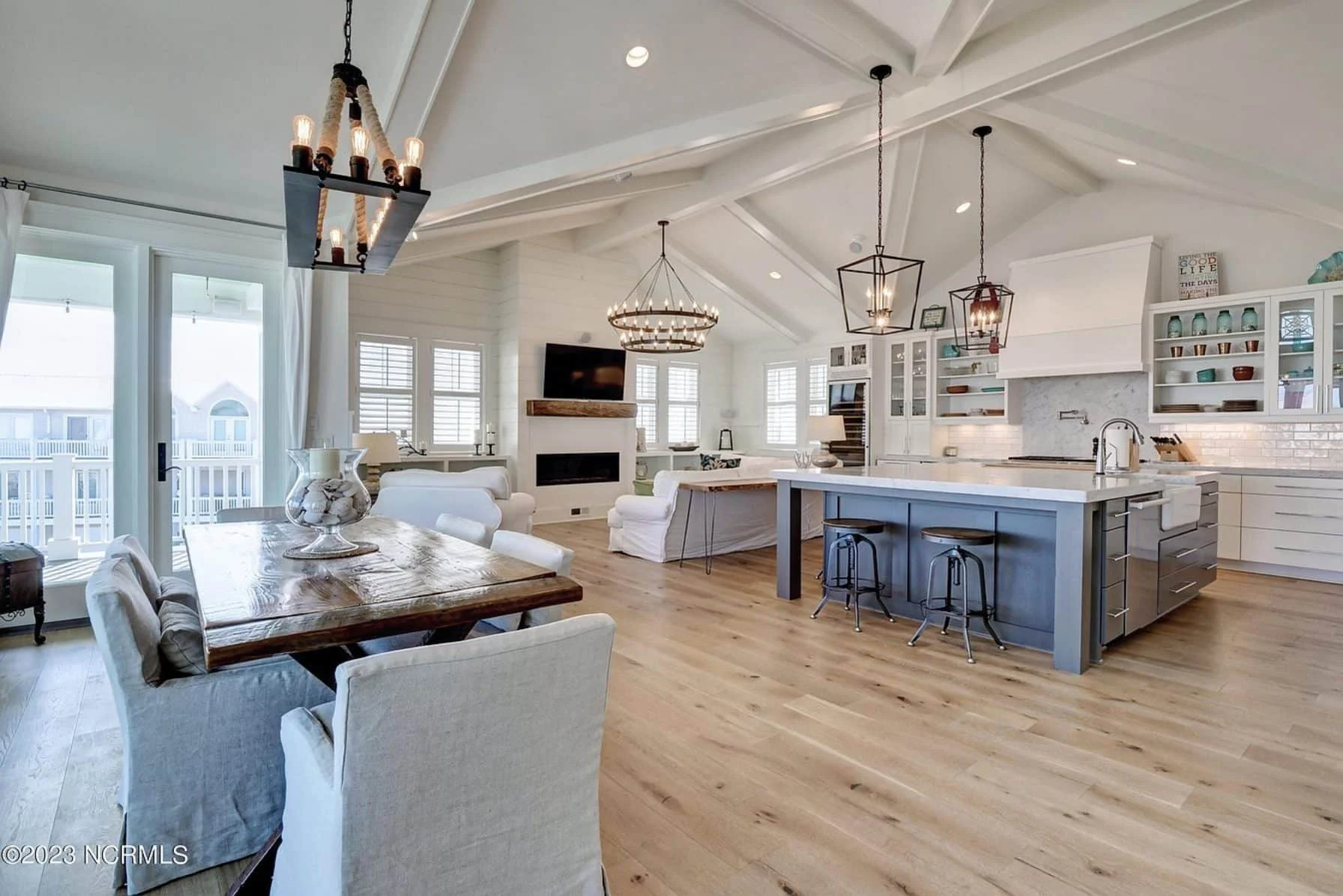 15-1665 HOUSE PLAN - Modern Beach House Blueprint with 3 Floors & Coastal Designs 80 Modern Beach House Blueprint with 3 Floors & Coastal Designs