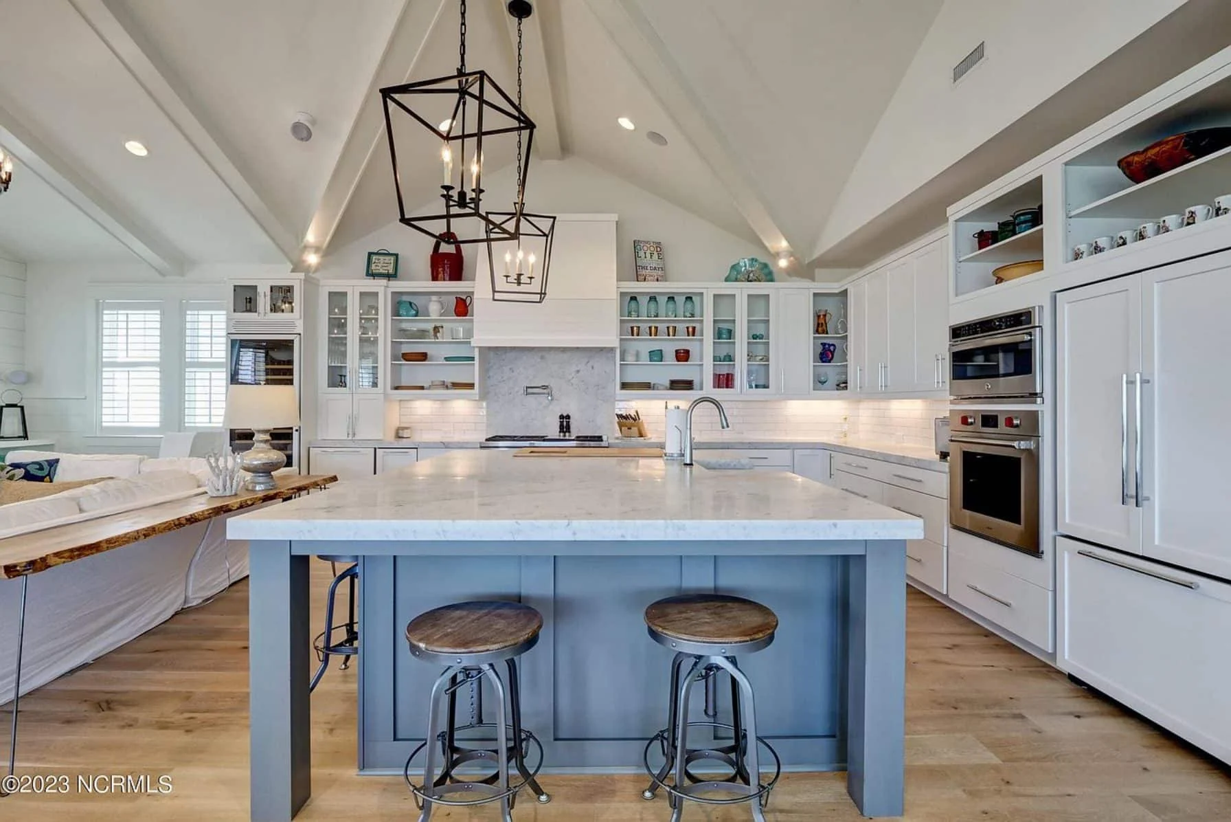 15-1665 HOUSE PLAN - Modern Beach House Blueprint with 3 Floors & Coastal Designs 76 Modern Beach House Blueprint with 3 Floors & Coastal Designs