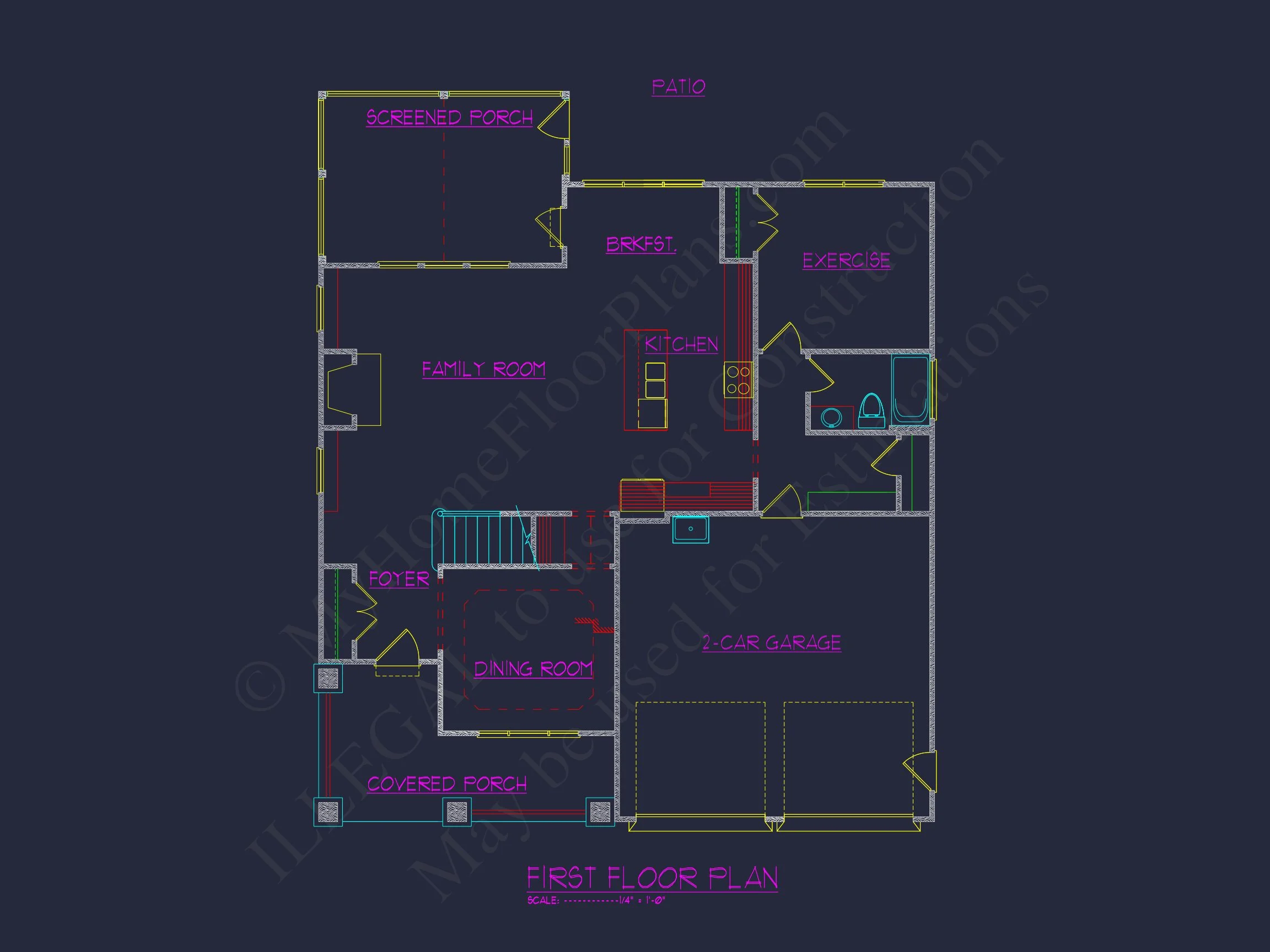 15-1461 HOUSE PLAN - Modern Suburban House Plan with 3 Stories and Flexible Designs 7 Modern Suburban house Plan with 3 Stories and Flexible Designs