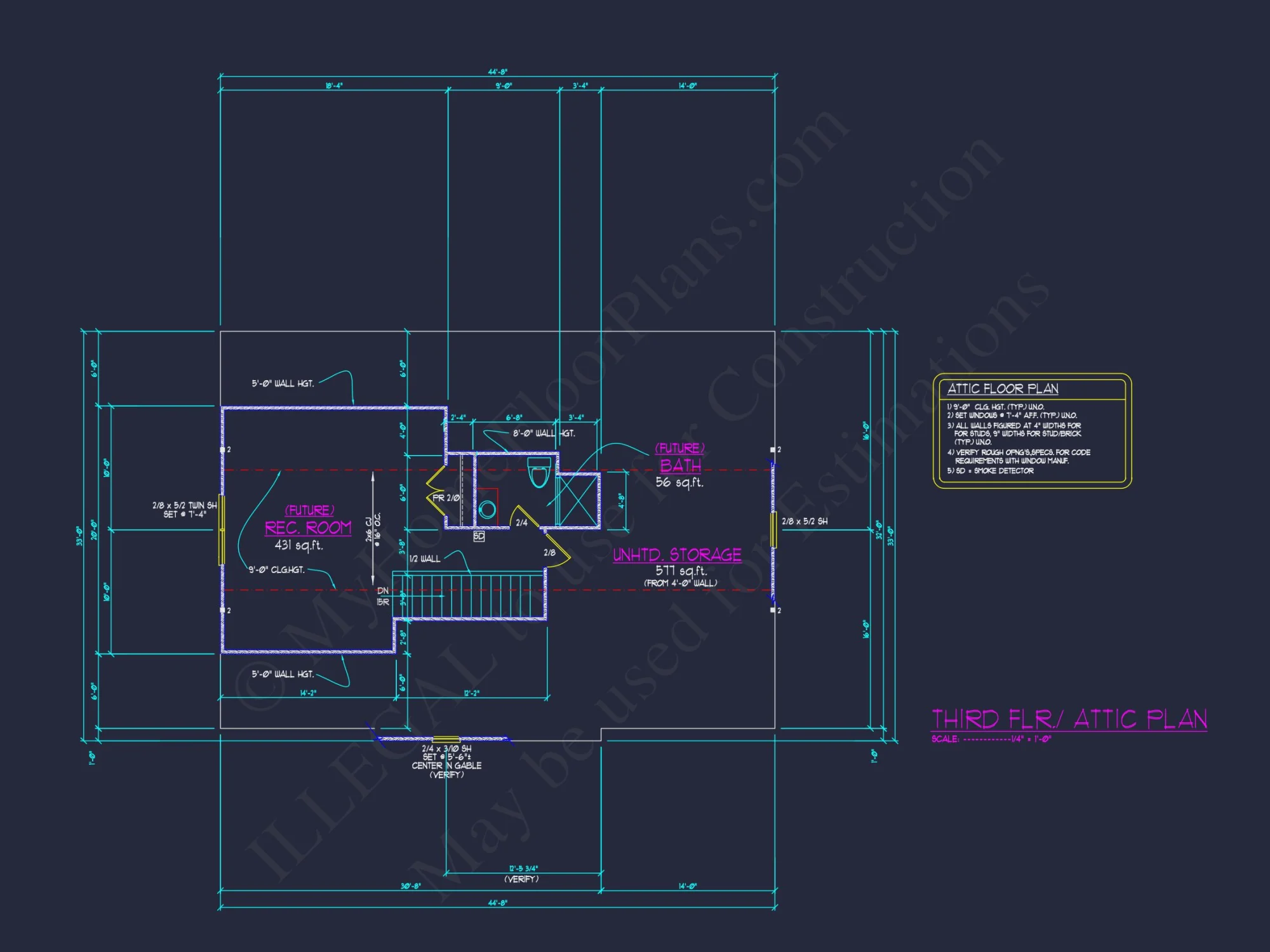 Modern Craftsman house Plan with 3D Floor Plans and CAD Designs