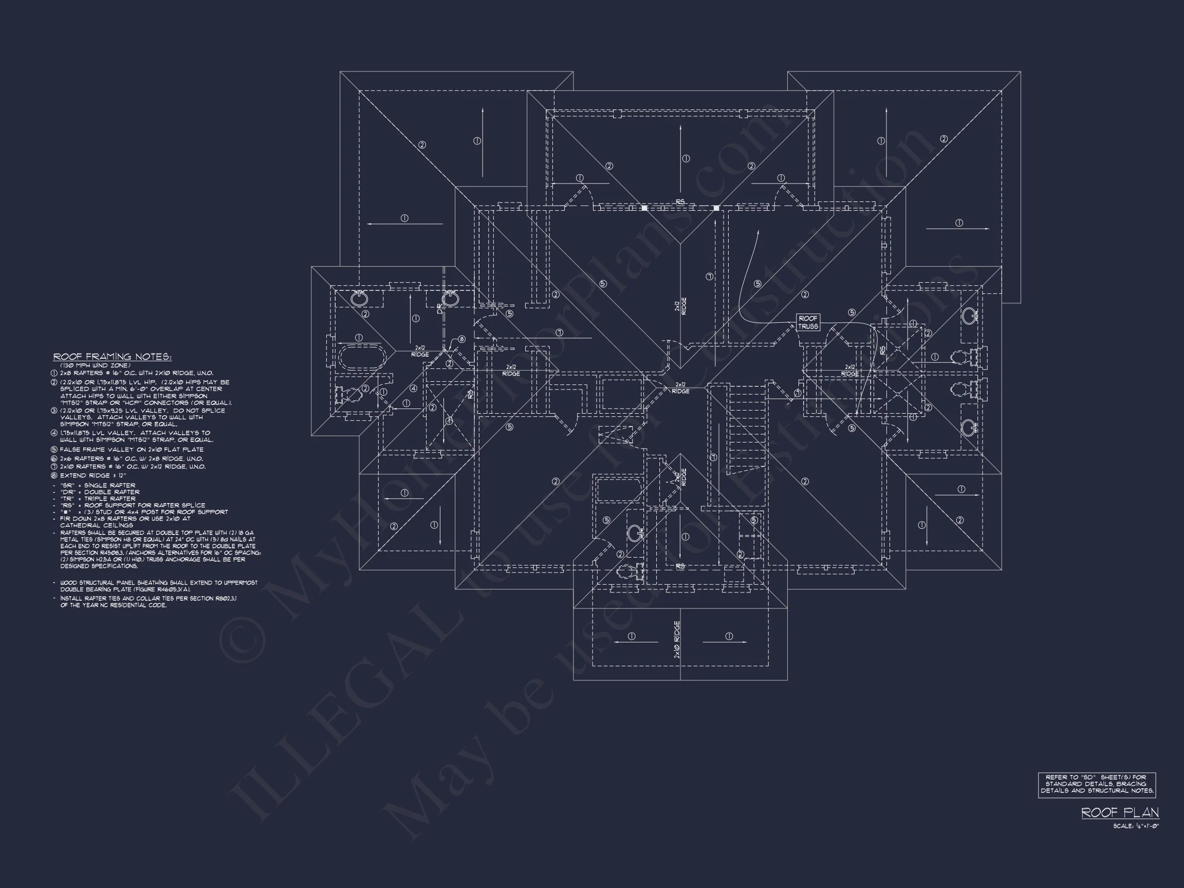 14-2147 HOUSE PLAN - Coastal 2.5-Story House Plan: 5-Bed, 4-Bath, CAD Blueprint 11 Coastal 2.5-Story house Plan: 5-Bed, 4-Bath, CAD Blueprint