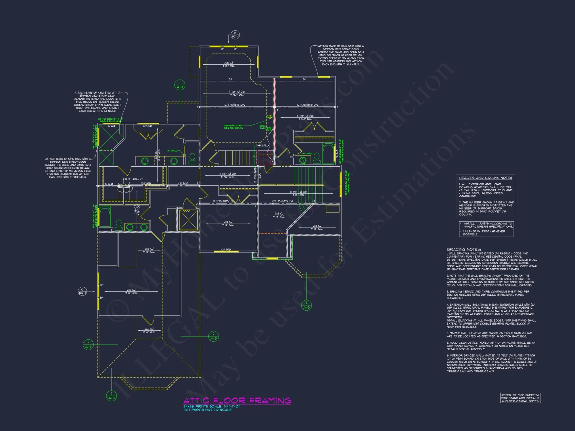 Spacious 2.5-Story house Floor Plan with Modern CAD Designs