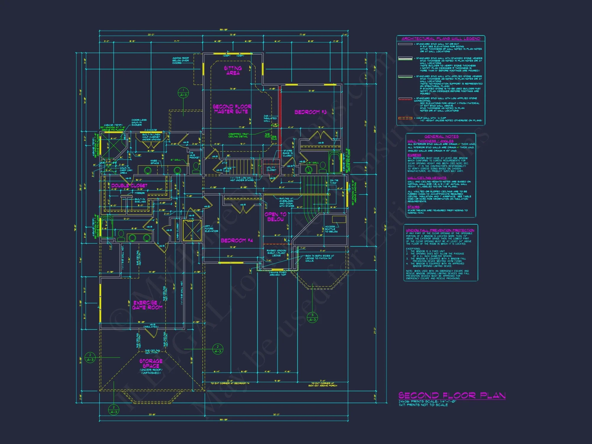 Spacious 2.5-Story house Floor Plan with Modern CAD Designs