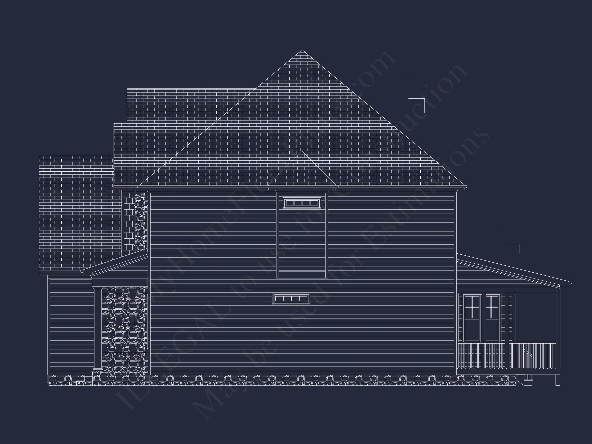 11-1749 HOUSE PLAN - Spacious House Plan with 5 Bedrooms, CAD Blueprint Designs 7 Spacious house Plan with 5 Bedrooms, CAD Blueprint Designs