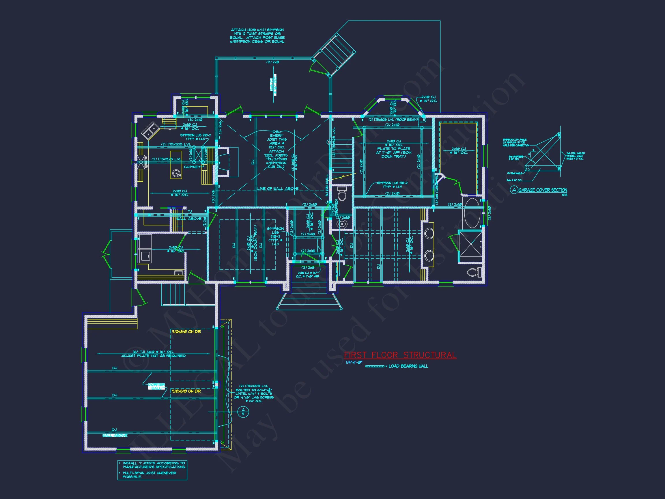 10-1861 HOUSE PLAN - Traditional 4-Bedroom House Plan & Blueprint Designs 48 Traditional 4-Bedroom house Plan & Blueprint Designs
