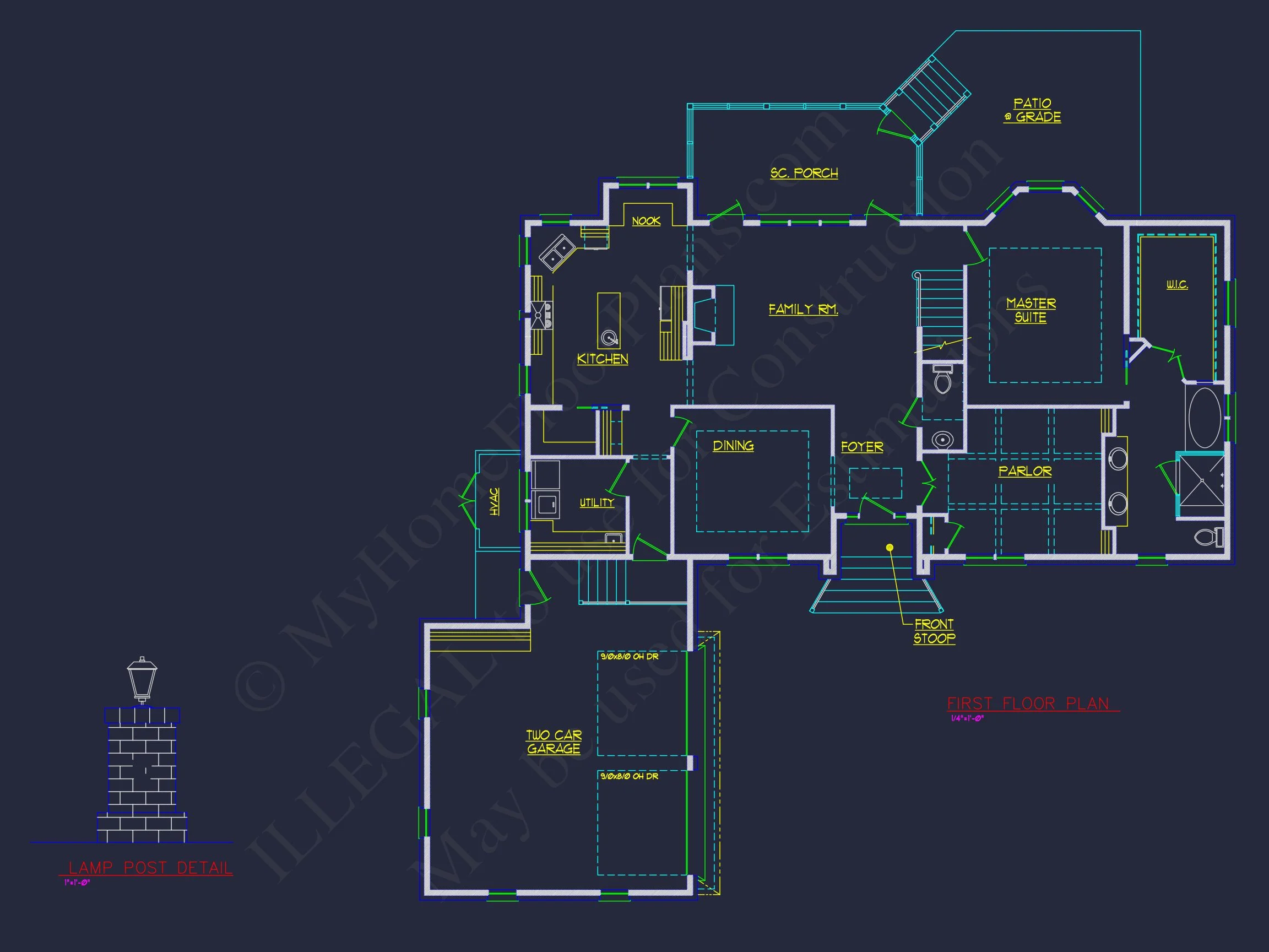 10-1861 HOUSE PLAN - Traditional 4-Bedroom House Plan & Blueprint Designs 44 Traditional 4-Bedroom house Plan & Blueprint Designs
