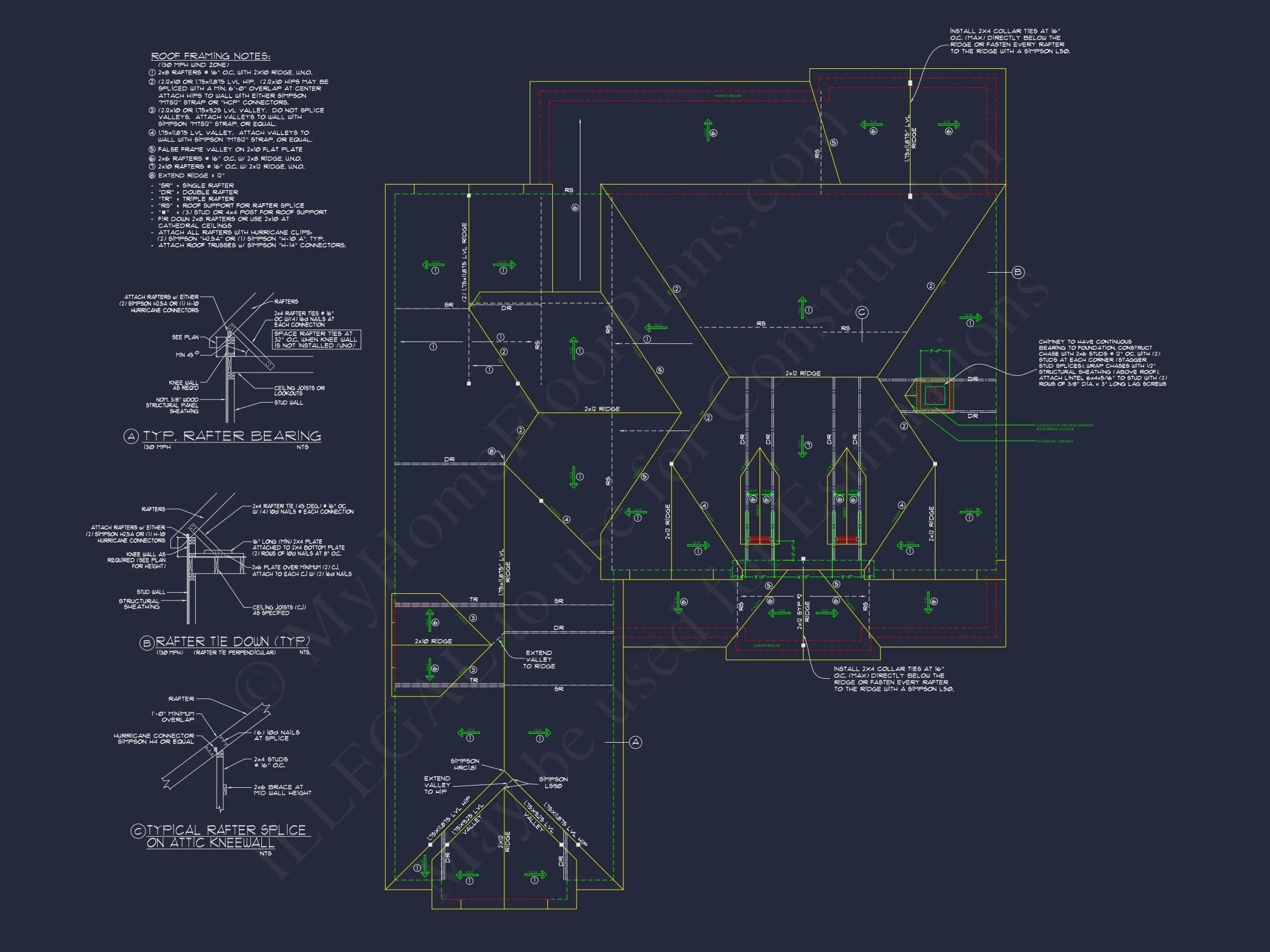 10-1585 HOUSE PLAN - Elegant House Plan with 4 Bedrooms, Floor Plan, and CAD Design 12 Elegant house Plan with 4 Bedrooms, Floor Plan, and CAD Design