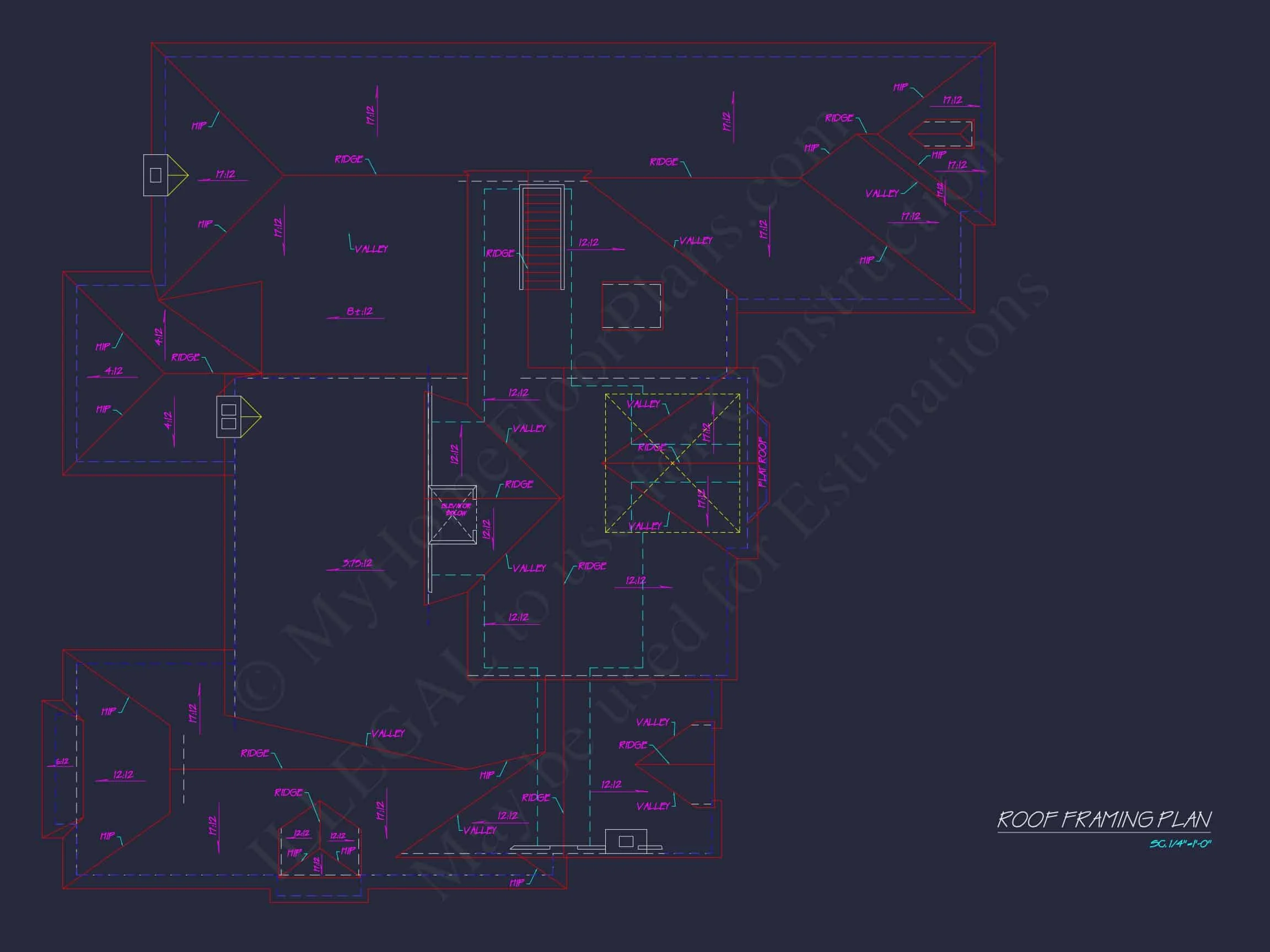 10-1554 HOUSE PLAN - Luxury House Plan: 7782 Sq Ft, 5 Beds, 3 Story Blueprint 14 Luxury house Plan: 7782 Sq Ft, 5 Beds, 3 Story Blueprint