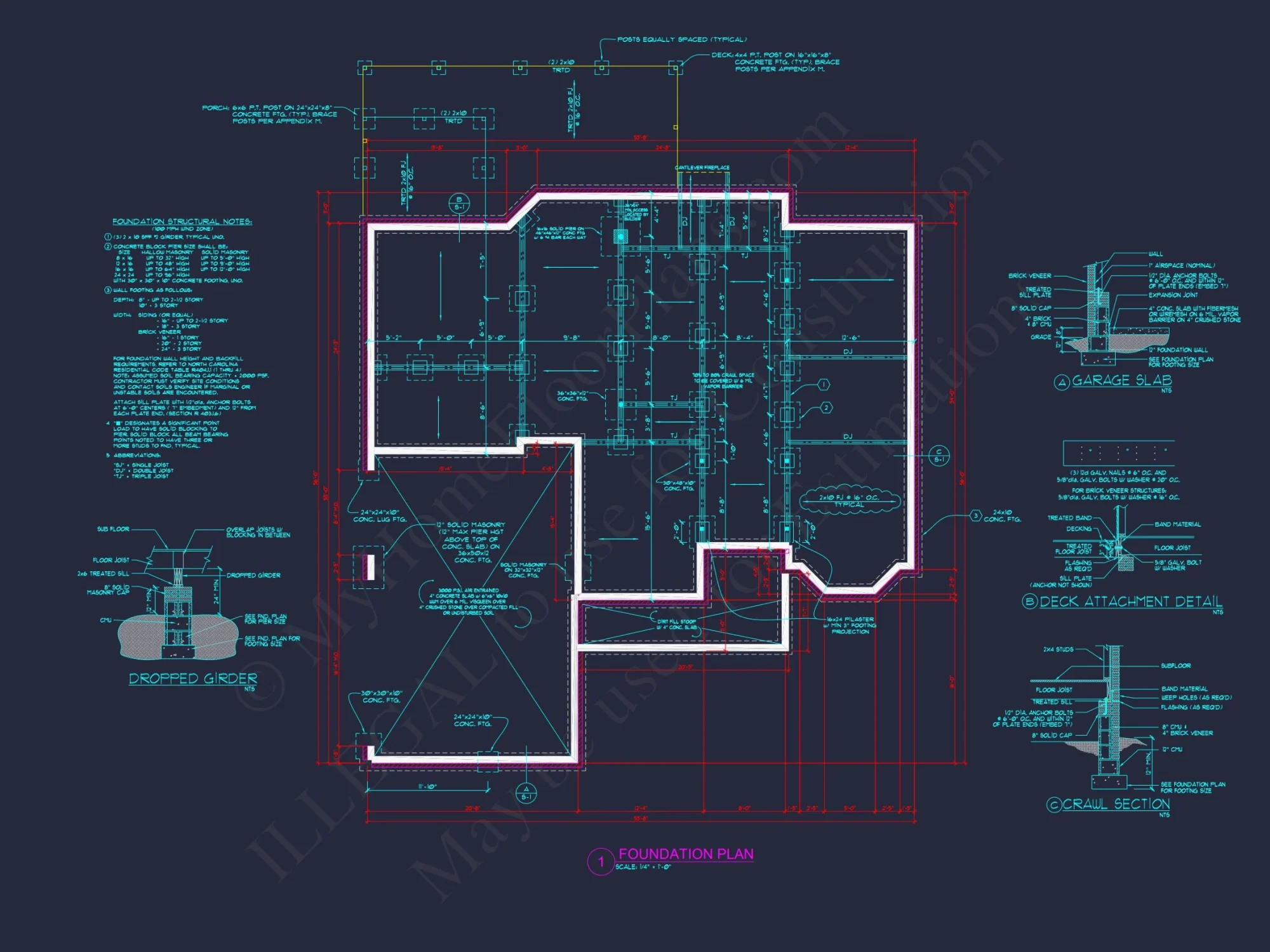 Colonial Revival house Plan: 3D Blueprint for Spacious Designs