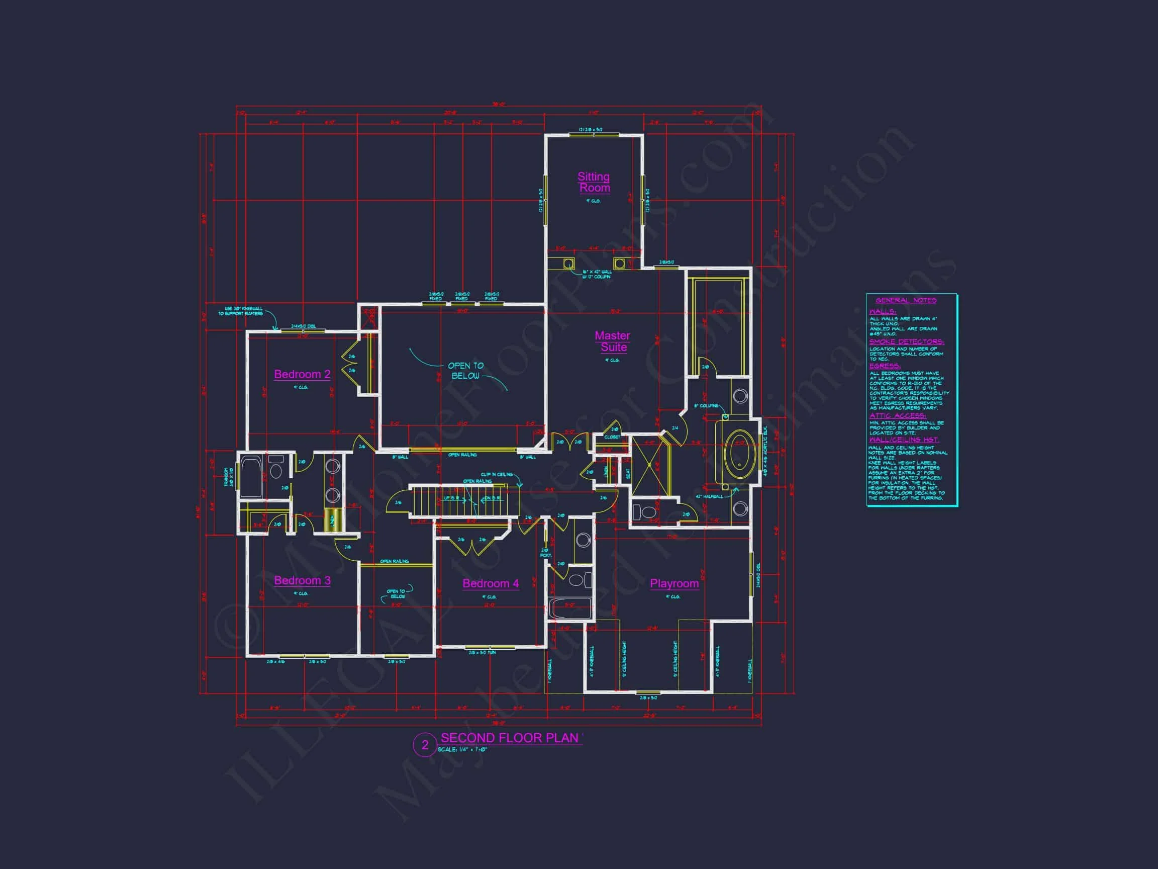 8-1310 HOUSE PLAN - Spacious 2-Story House Plan with CAD Designs and 4 Elevations 18 Spacious 2-Story house Plan with CAD Designs and 4 Elevations