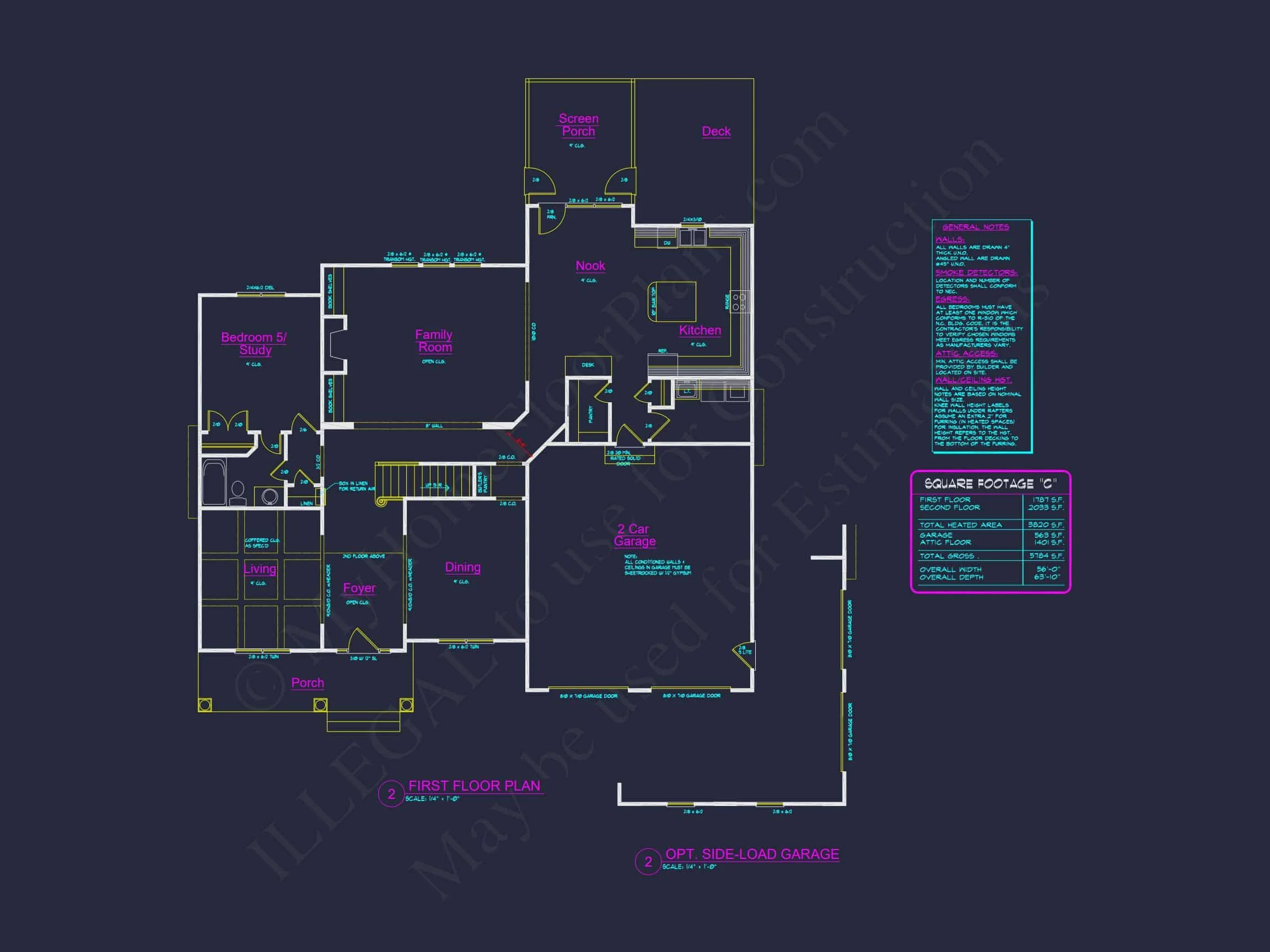 8-1310 HOUSE PLAN - Spacious 2-Story House Plan with CAD Designs and 4 Elevations 13 Spacious 2-Story house Plan with CAD Designs and 4 Elevations