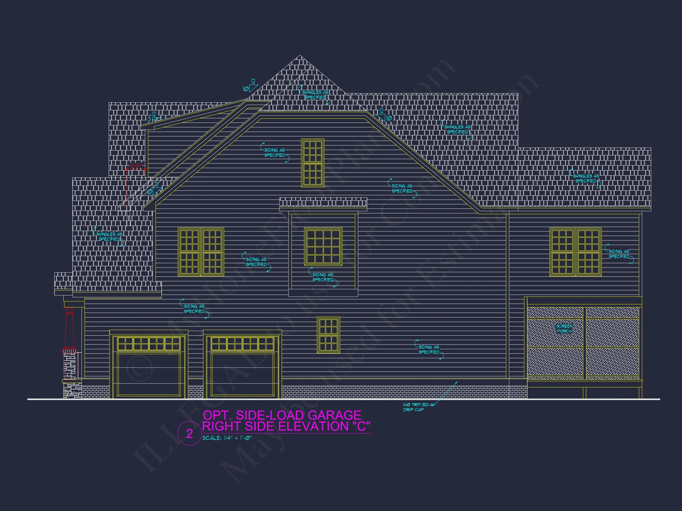 8-1310 HOUSE PLAN - Spacious 2-Story House Plan with CAD Designs and 4 Elevations 6 Spacious 2-Story house Plan with CAD Designs and 4 Elevations