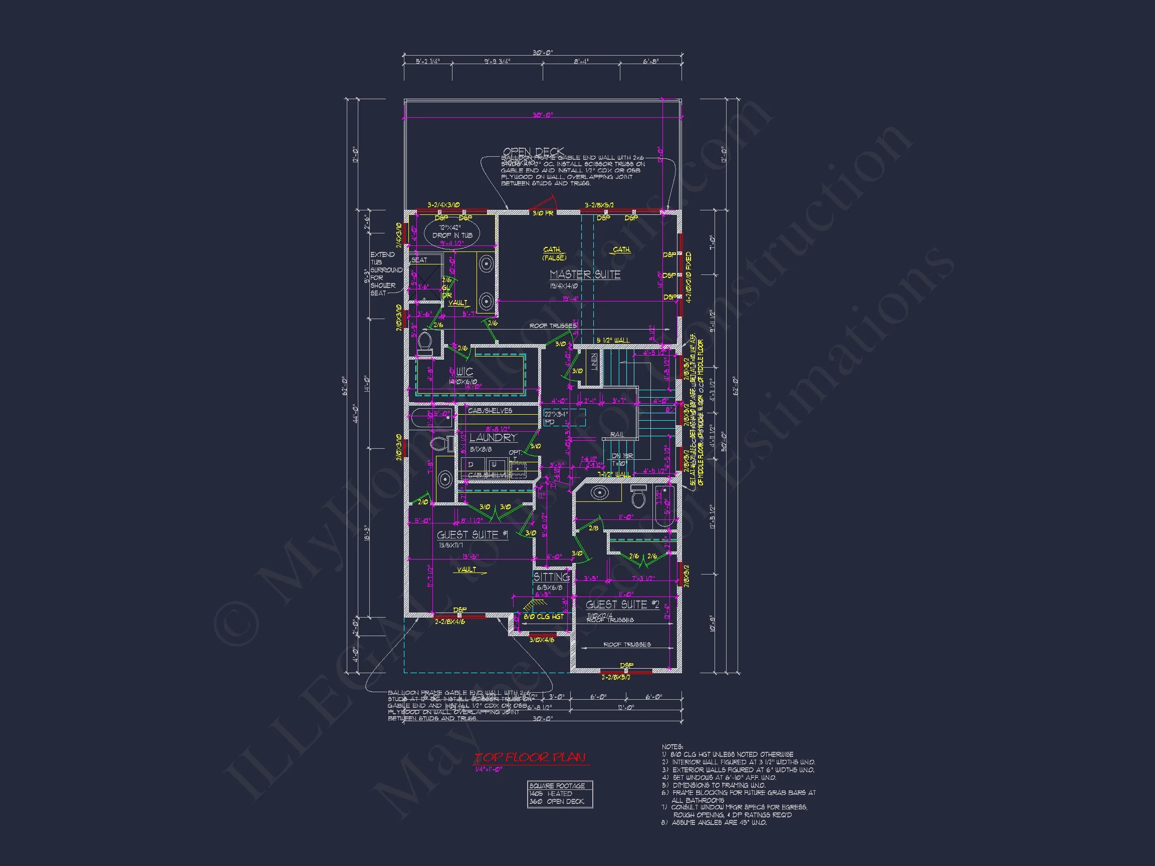 8-1127 HOUSE PLAN - Elegant Beach House Plan with Detailed CAD Designs & Blueprints 13 Elegant Beach house Plan with Detailed CAD Designs & Blueprints
