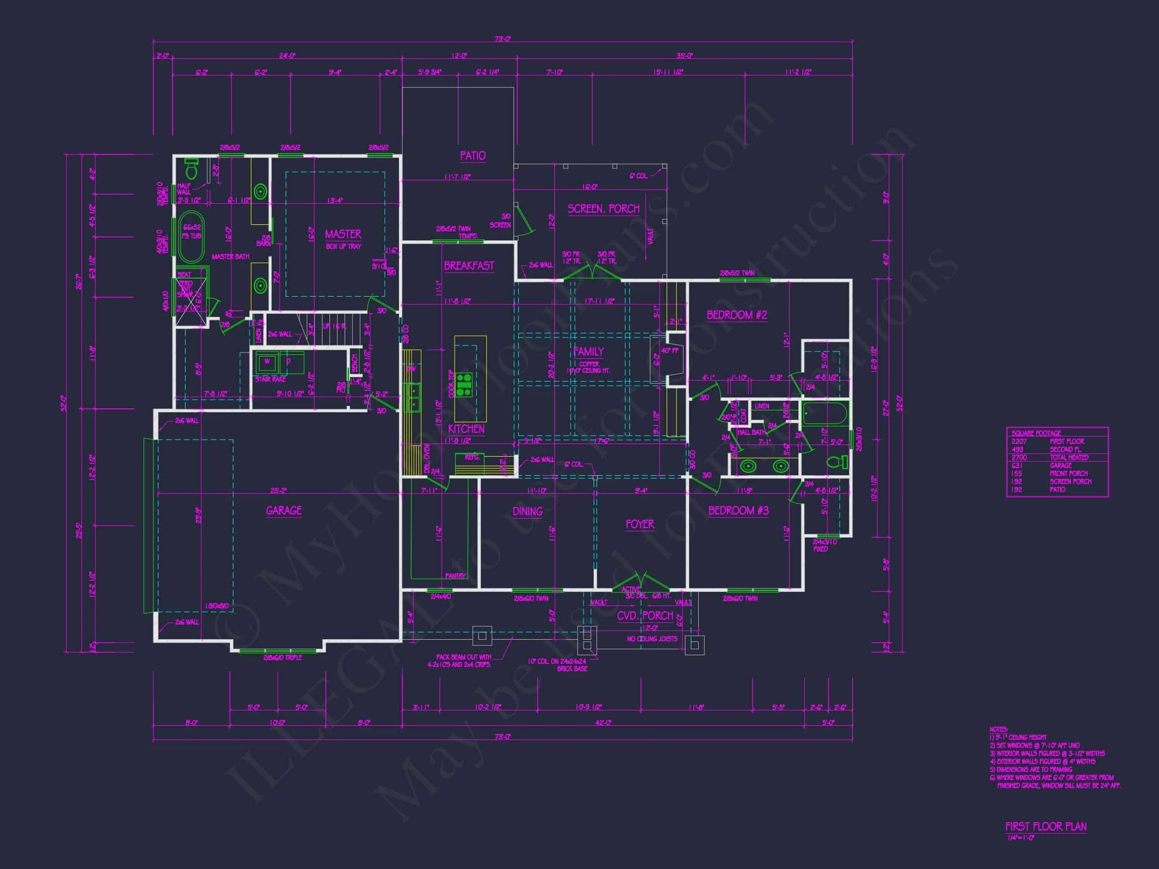 20-2102 HOUSE PLAN - Spacious 1.5-Story House Plan with Modern Craftsman Designs 6 Spacious 1.5-Story house Plan with Modern Craftsman Designs
