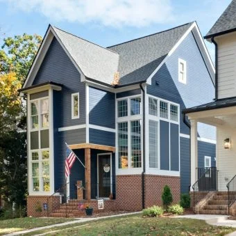 20-2095 HOUSE PLAN - Modern Craftsman House Plan with 3-Story Floor Blueprint Designs 2 Modern Craftsman house Plan with 3-Story Floor Blueprint Designs