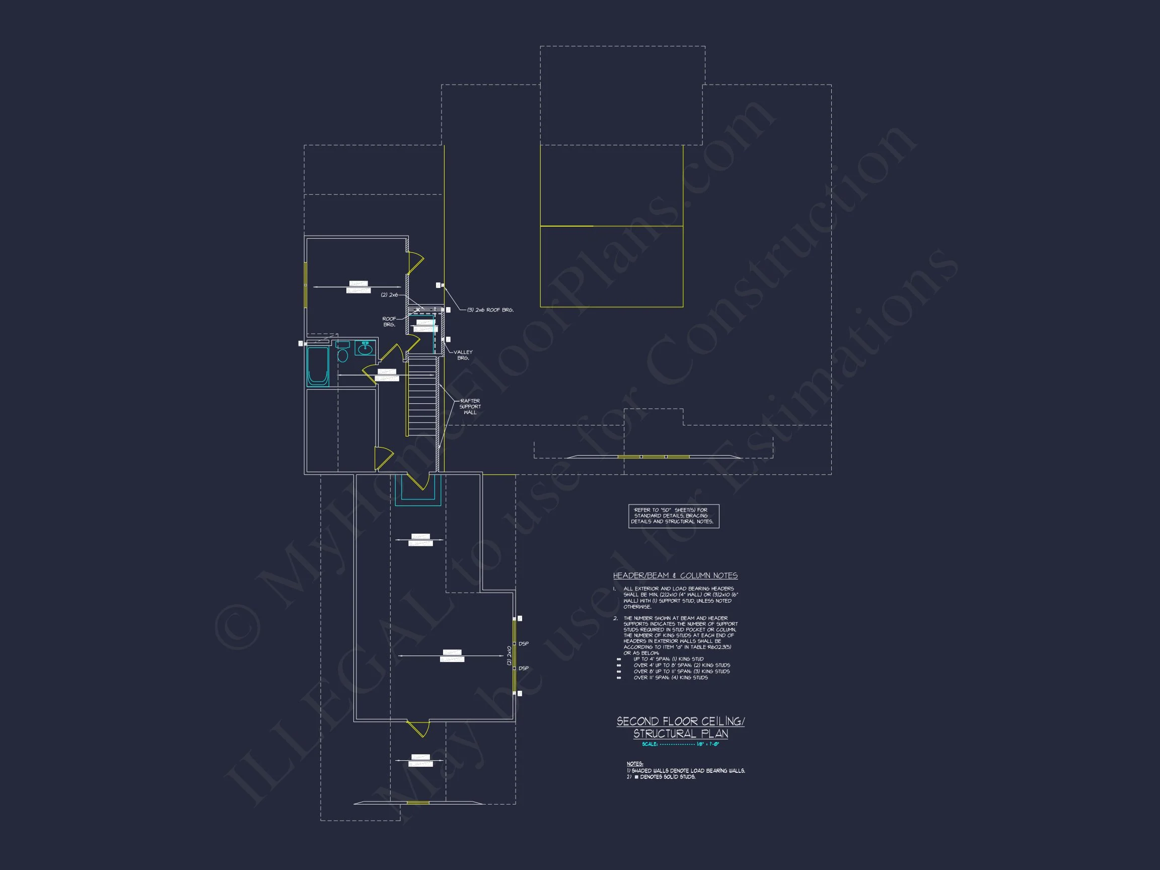 20-2088 HOUSE PLAN - Modern Craftsman House Plan with 1.5 Floors and Spacious Garage 10 Modern Craftsman house Plan with 1.5 Floors and Spacious Garage