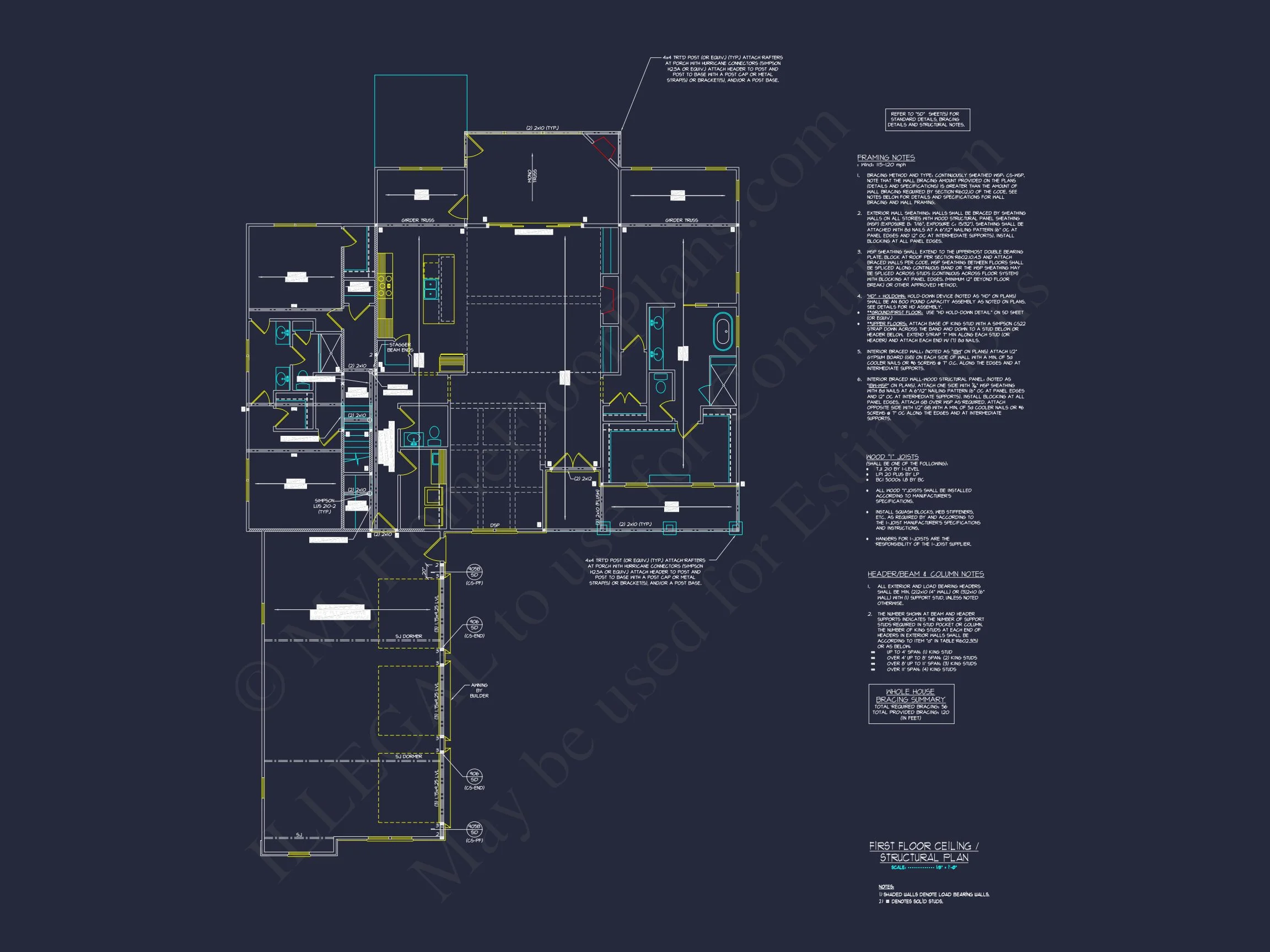 20-2088 HOUSE PLAN - Modern Craftsman House Plan with 1.5 Floors and Spacious Garage 9 Modern Craftsman house Plan with 1.5 Floors and Spacious Garage