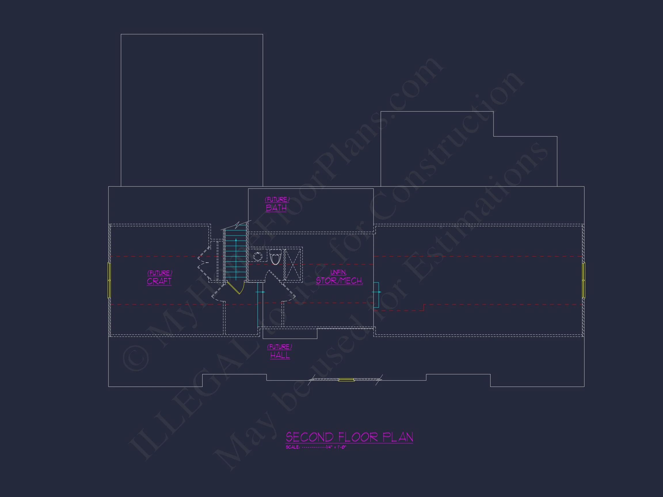 20-2020 HOUSE PLAN - Stylish Modern Craftsman Floor Plan with Open Design 5 Stylish Modern Craftsman Floor Plan with Open Design