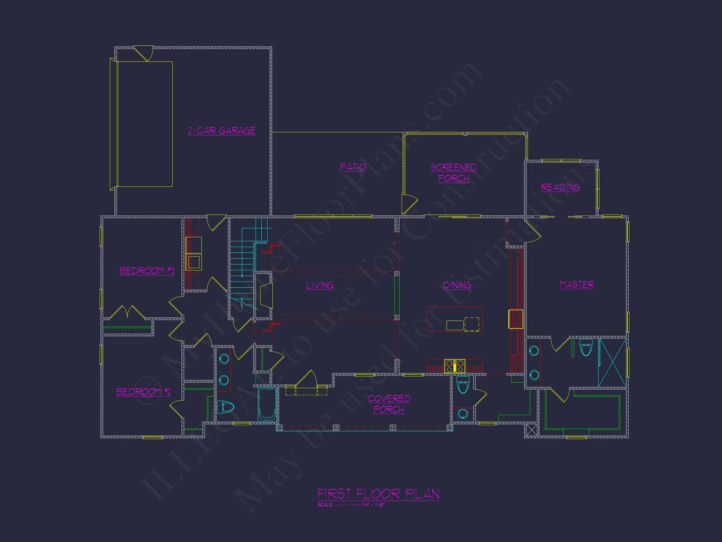 20-2020 HOUSE PLAN - Stylish Modern Craftsman Floor Plan with Open Design 4 Stylish Modern Craftsman Floor Plan with Open Design