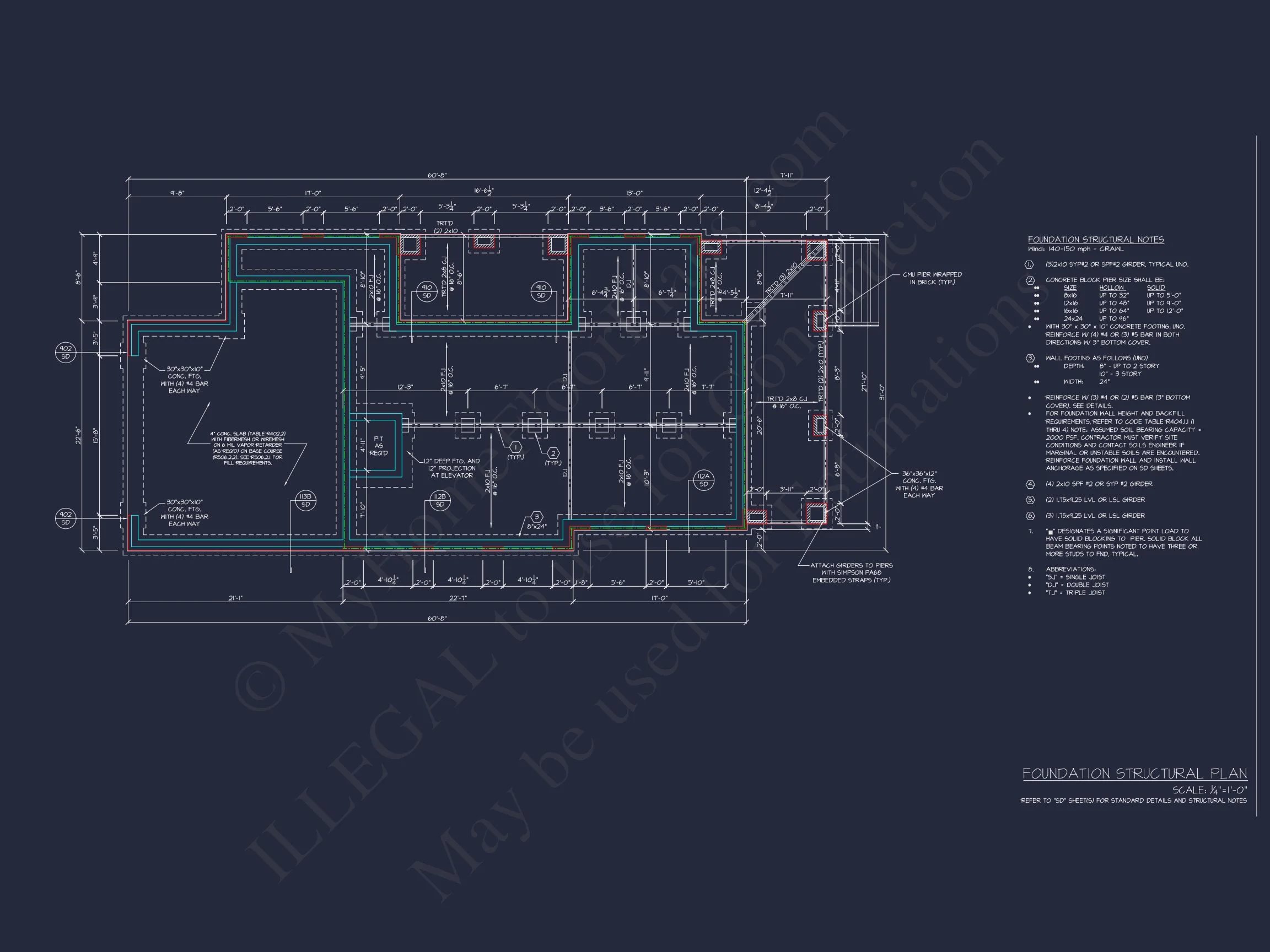 20-1927 HOUSE PLAN - Charleston House Plan with Detailed CAD Blueprint and Architecture 58 Modern house Plan with Detailed CAD Blueprint and Architecture