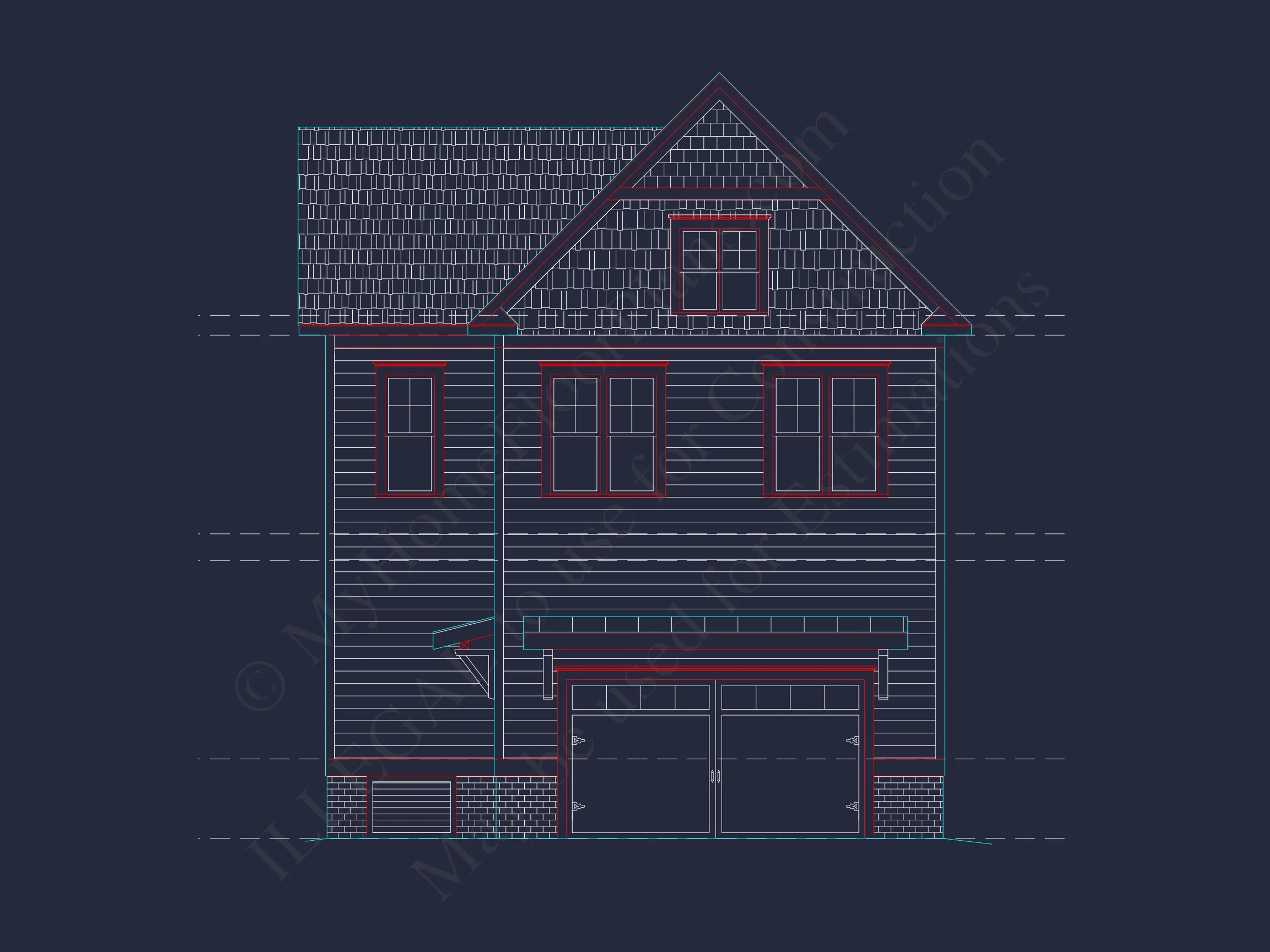 20-1927 HOUSE PLAN - Charleston House Plan with Detailed CAD Blueprint and Architecture 55 Modern house Plan with Detailed CAD Blueprint and Architecture