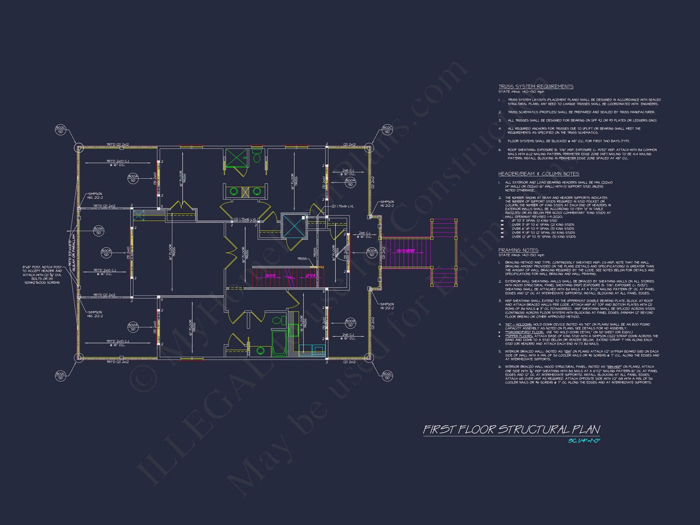 20-1898 HOUSE PLAN - Stunning 2-Story House Plan with Coastal Designs & Blueprint 17 Stunning 2-Story house Plan with Coastal Designs & Blueprint