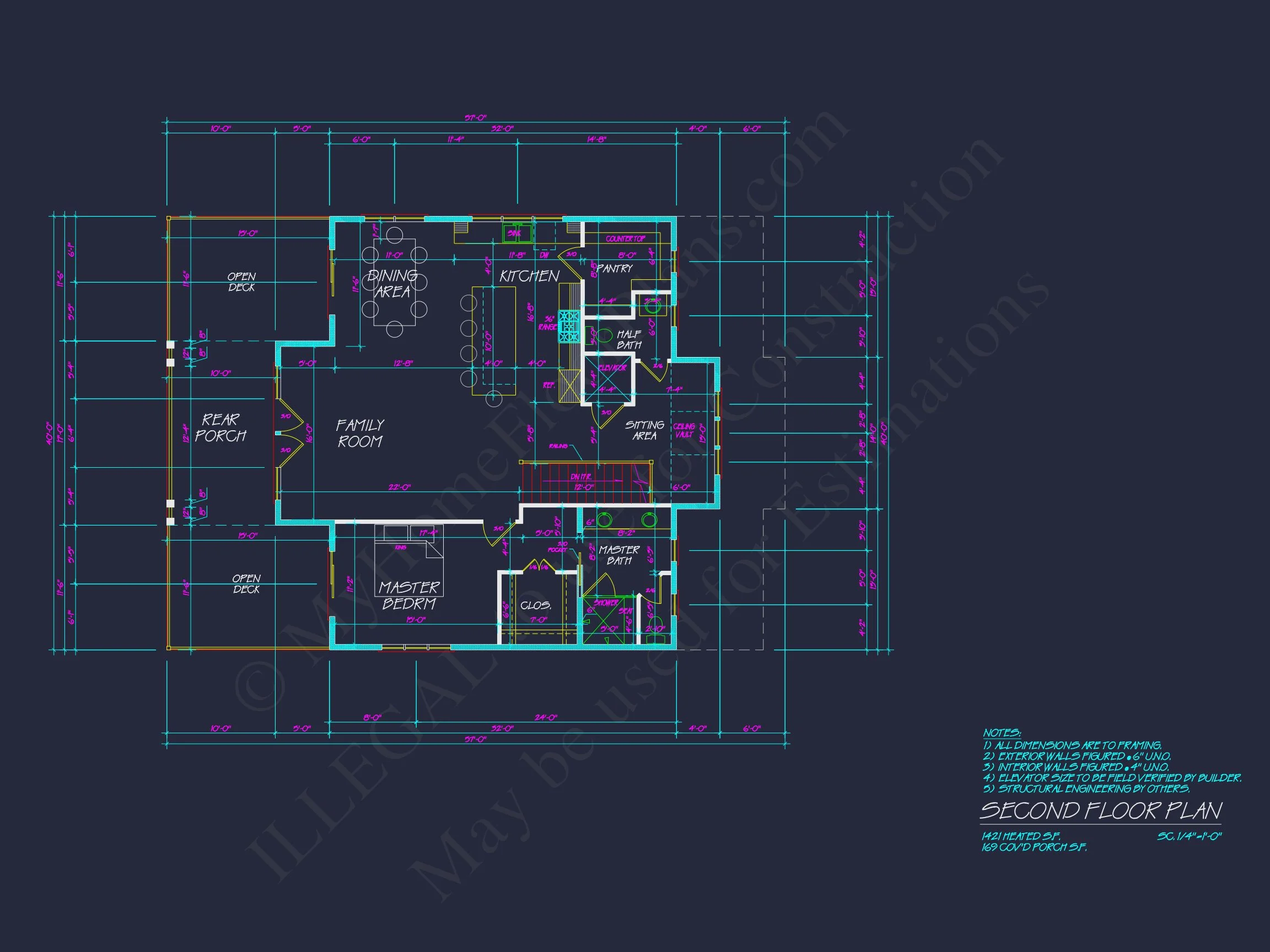 20-1898 HOUSE PLAN - Stunning 2-Story House Plan with Coastal Designs & Blueprint 14 Stunning 2-Story house Plan with Coastal Designs & Blueprint