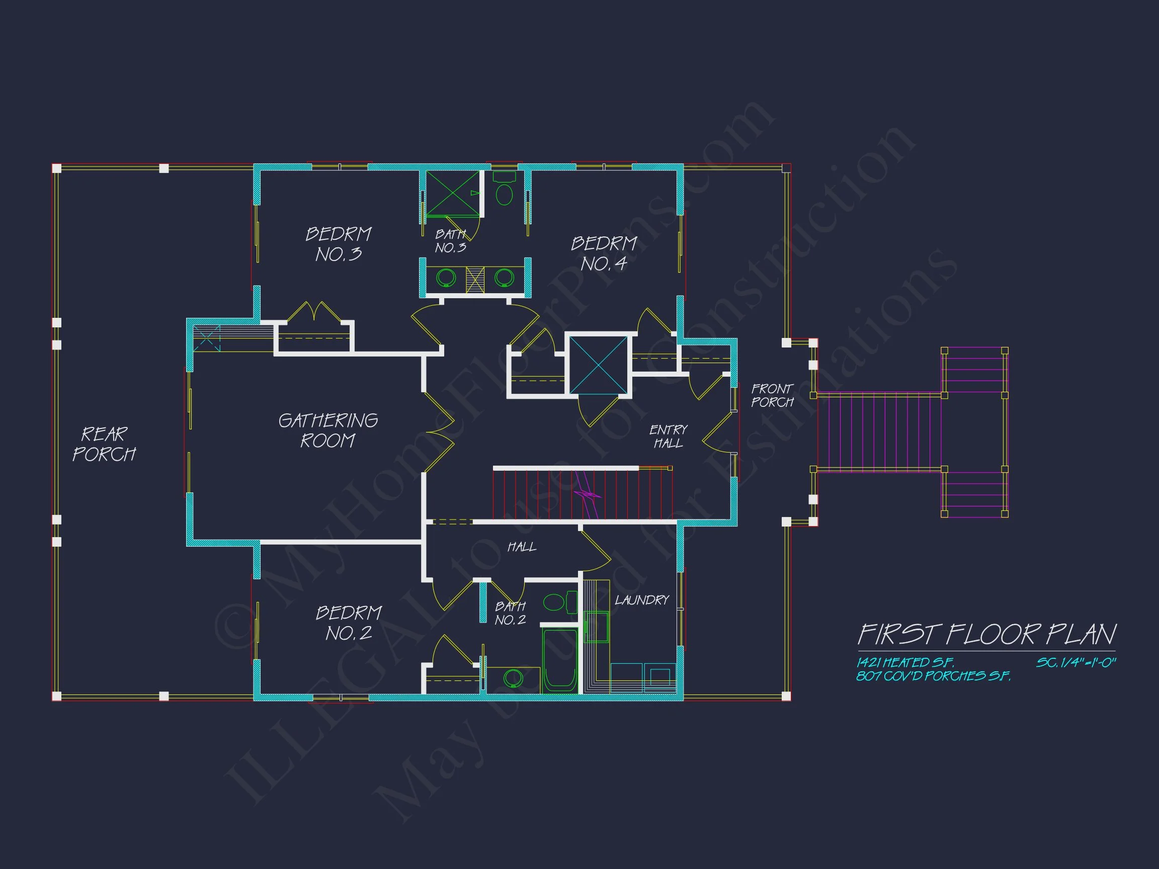 20-1898 HOUSE PLAN - Stunning 2-Story House Plan with Coastal Designs & Blueprint 10 Stunning 2-Story house Plan with Coastal Designs & Blueprint