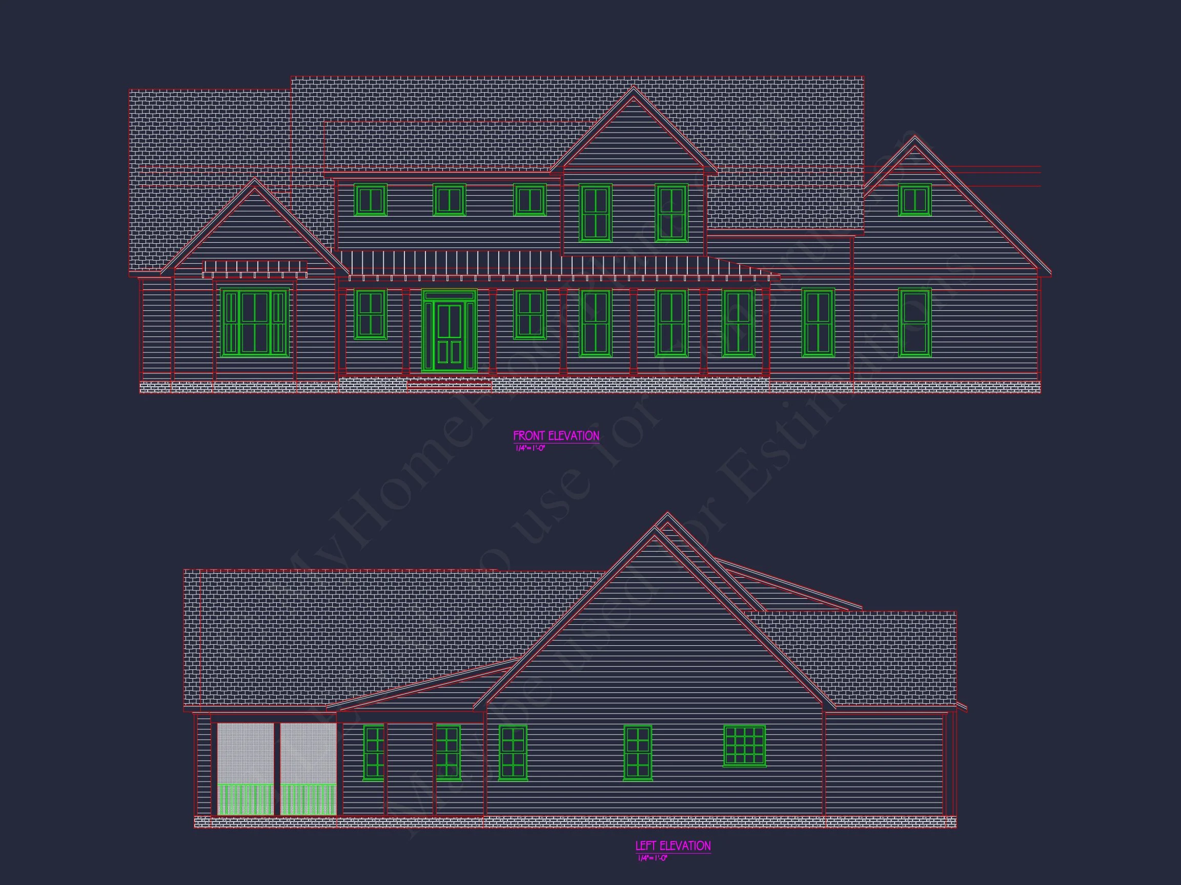 20-1890 HOUSE PLAN - Elegant House Floor Plan with CAD Designs and Modern Architecture 2 Elegant house Floor Plan with CAD Designs and Modern Architecture
