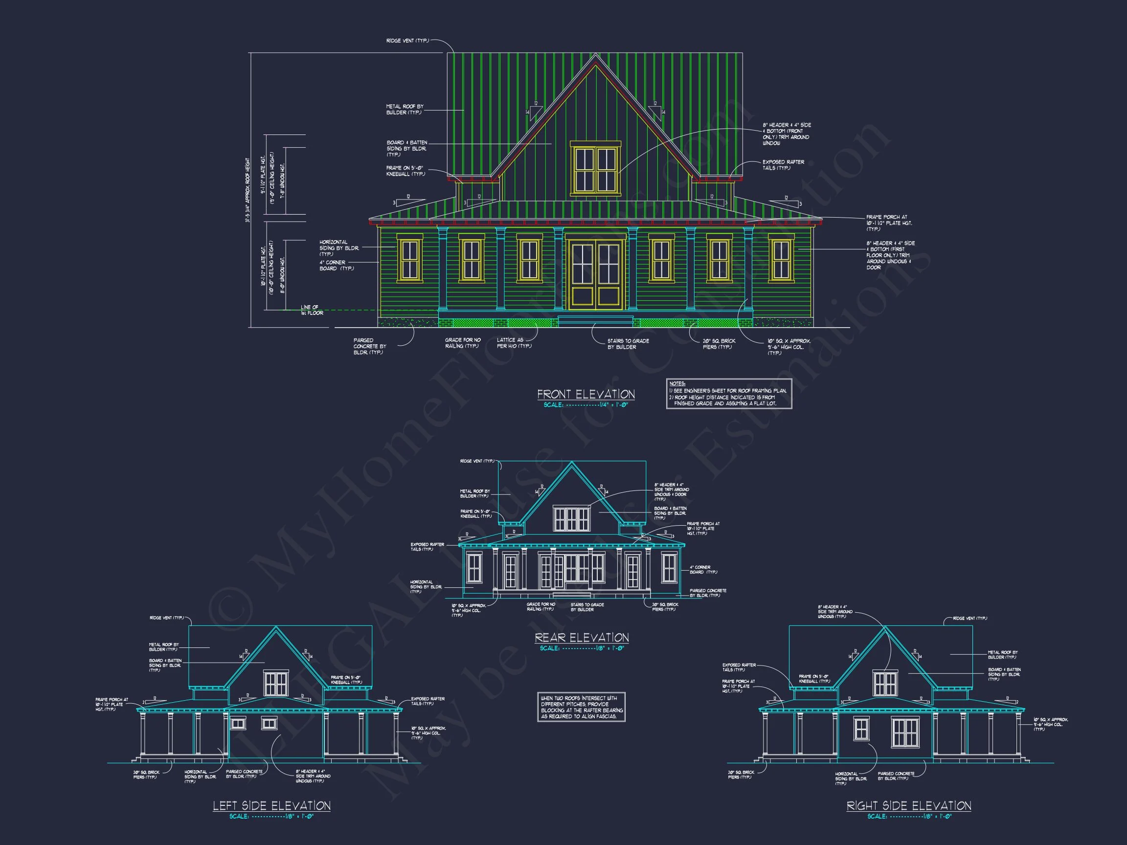 20-1861 HOUSE PLAN - Two-Story House Plan with 4 Bedrooms and Open Floor Design 2 Two-Story house Plan with 4 Bedrooms and Open Floor Design