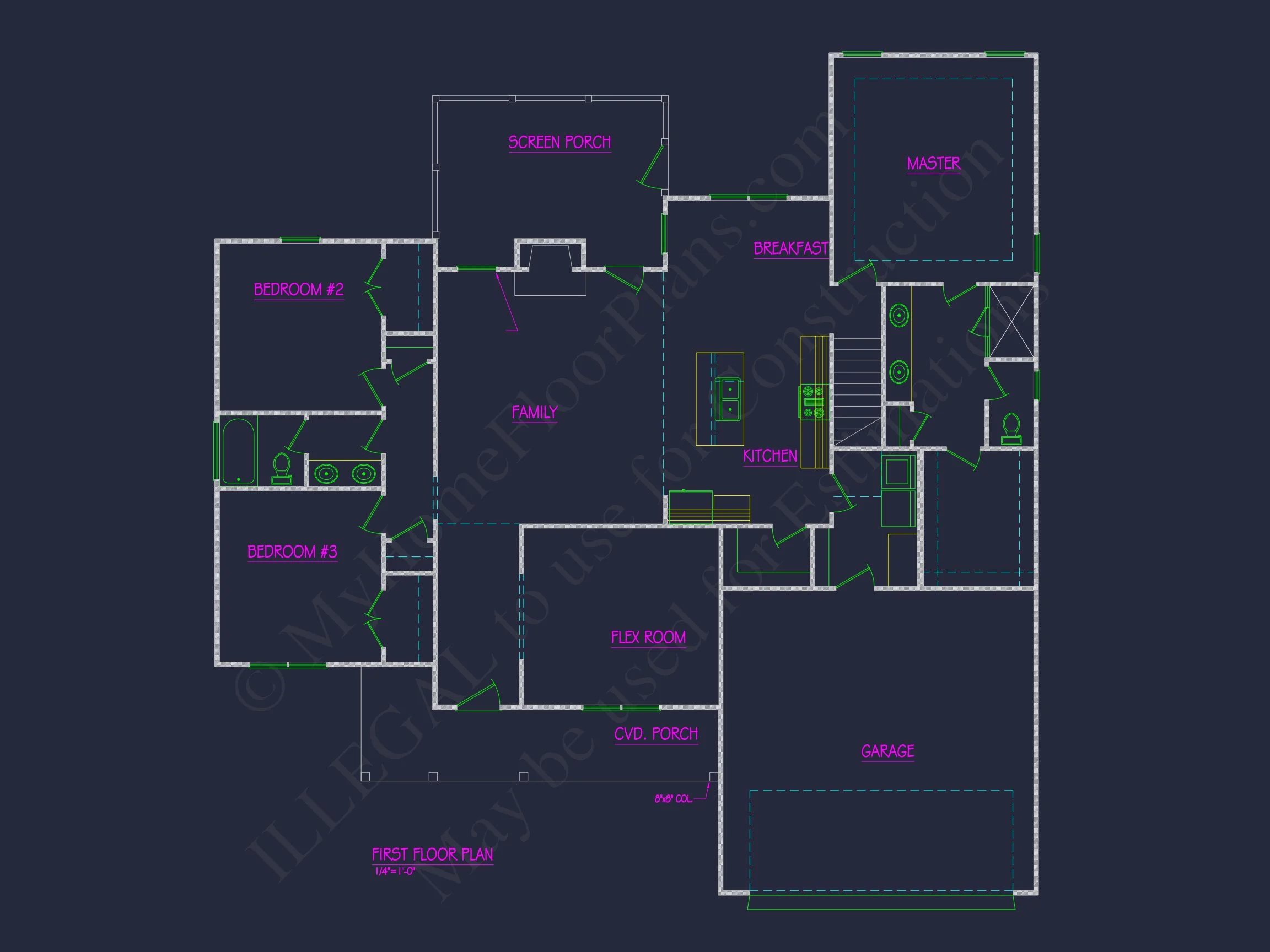 20-1859 HOUSE PLAN - Traditional House Plan with CAD Designs & Functional Blueprint 4 Traditional house Plan with CAD Designs & Functional Blueprint