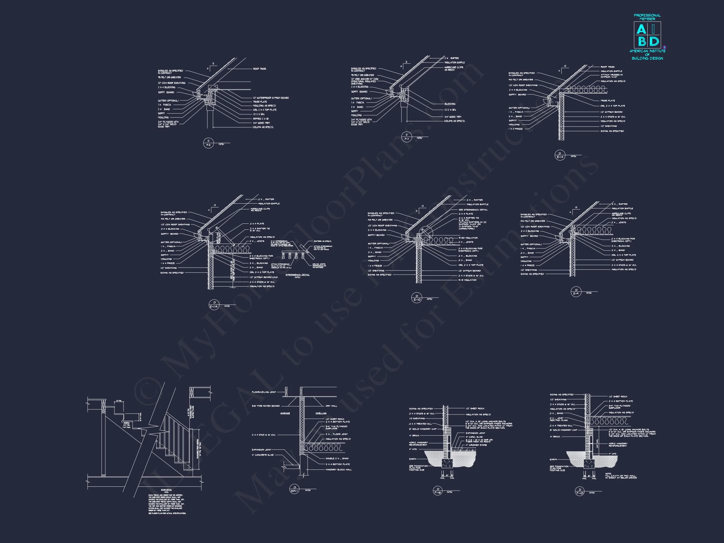 20-1847 HOUSE PLAN - Spacious House Plan with Craftsman Style | Floor Plan, CAD, & Designs 13 Spacious house Plan with Craftsman Style