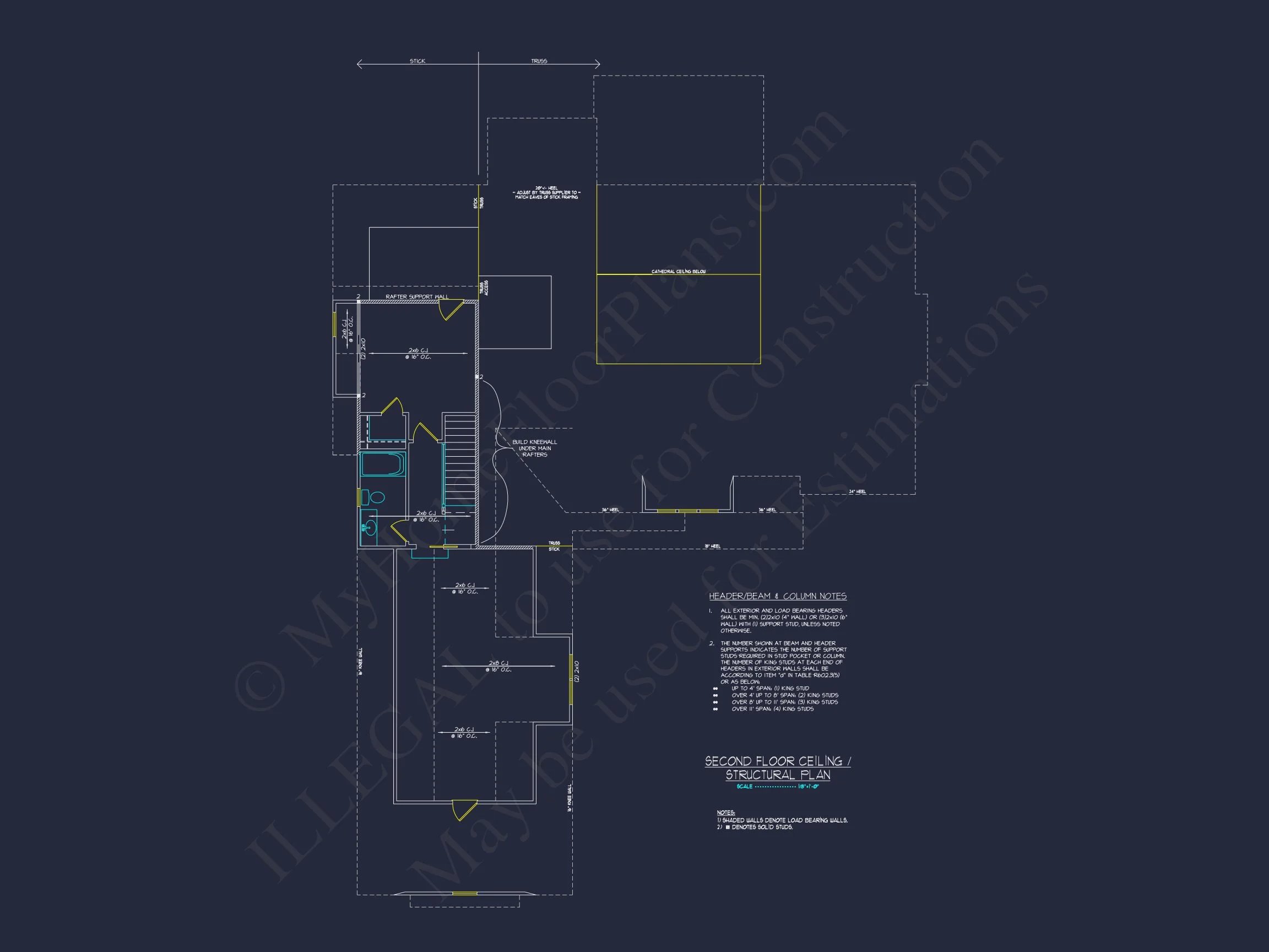20-1847 HOUSE PLAN - Spacious House Plan with Craftsman Style | Floor Plan, CAD, & Designs 10 Floor Plan, CAD, & Designs