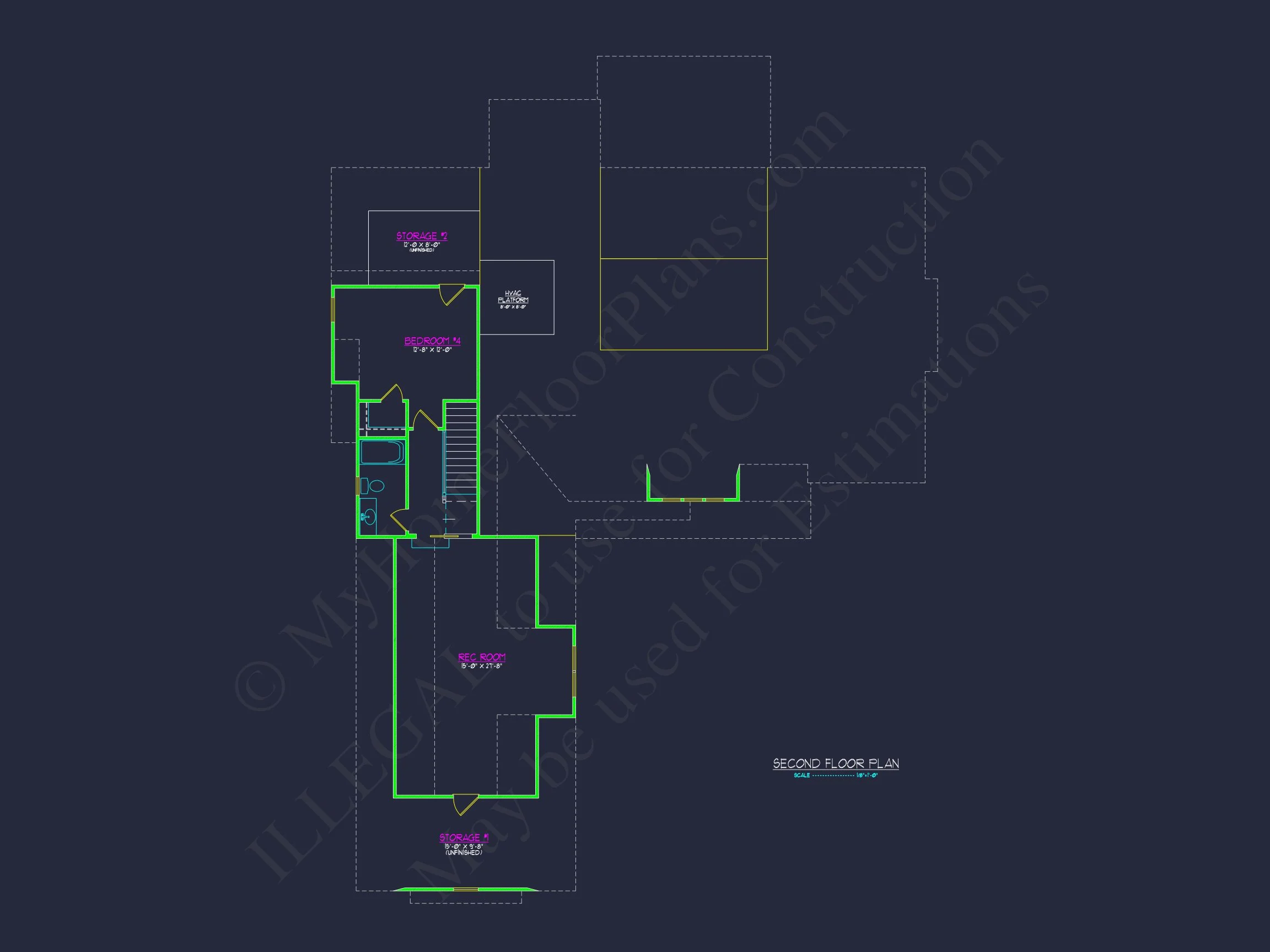 20-1847 HOUSE PLAN - Spacious House Plan with Craftsman Style | Floor Plan, CAD, & Designs 6 Floor Plan, CAD, & Designs