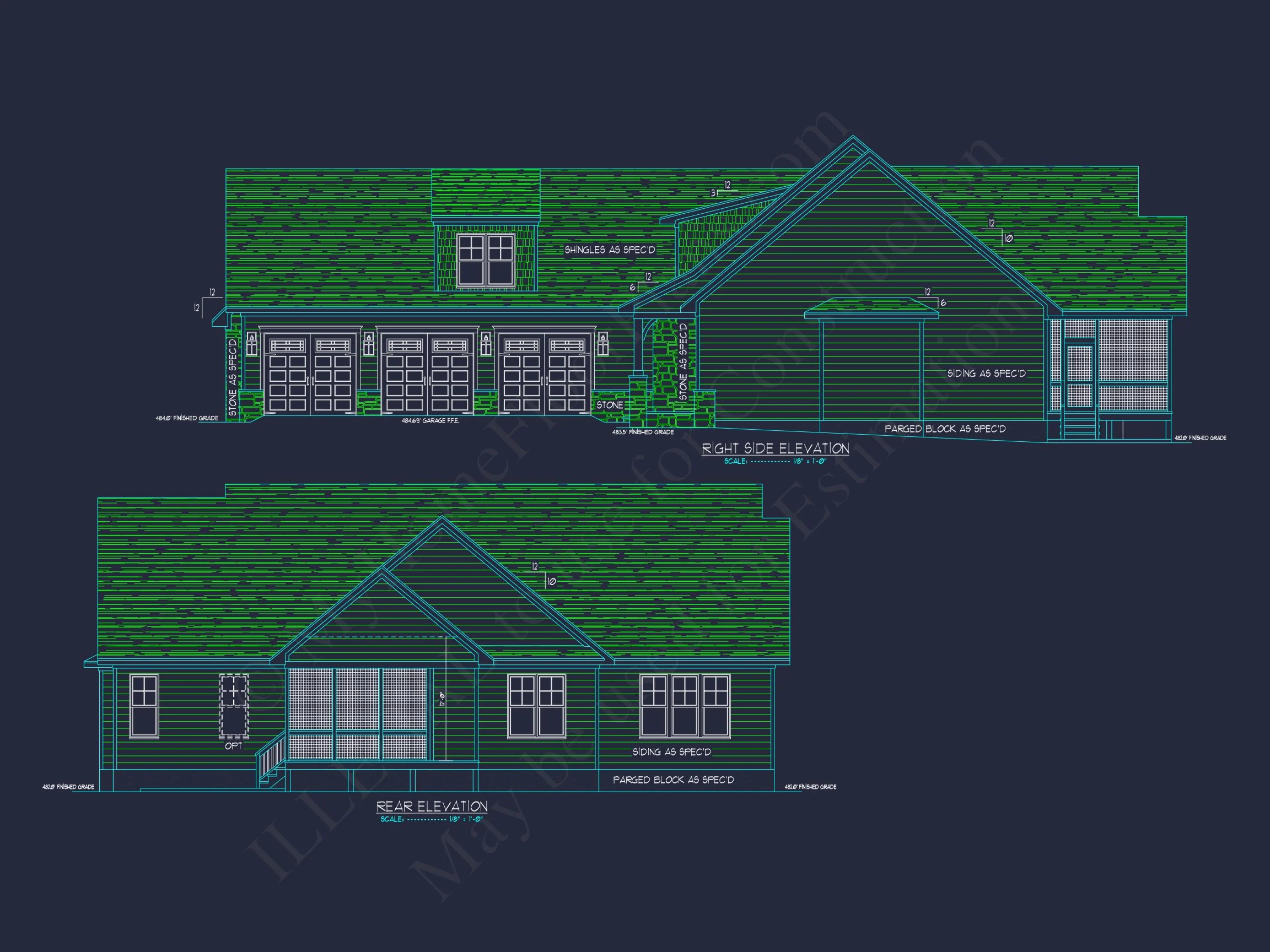 20-1847 HOUSE PLAN - Spacious House Plan with Craftsman Style | Floor Plan, CAD, & Designs 3 Spacious house Plan with Craftsman Style