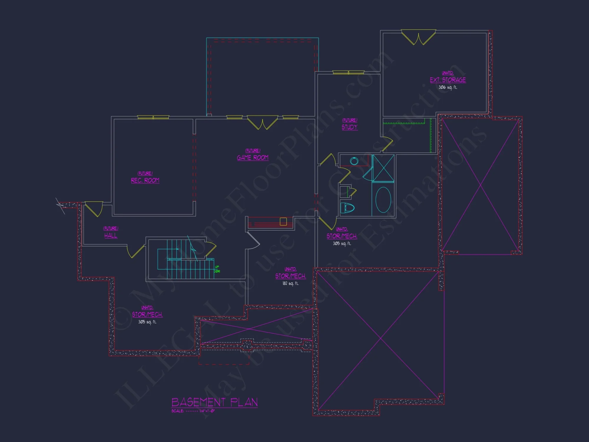 Beautiful house Floor Plan with CAD Architecture Designs