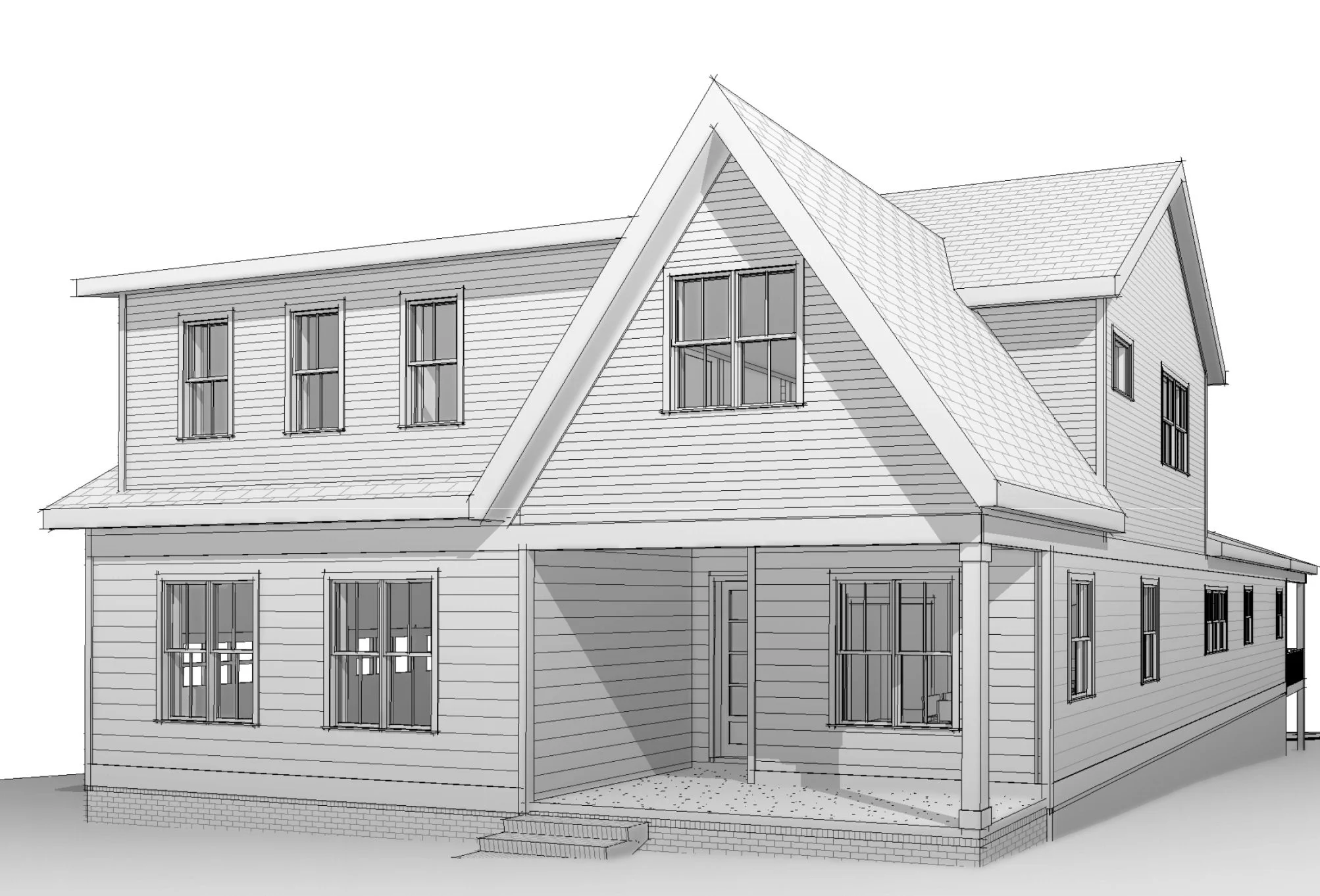 20-1767 HOUSE PLAN - Beautiful 4-Bedroom House Plan with CAD Designs & Blueprint 48 Beautiful 4-Bedroom house Plan with CAD Designs & Blueprint