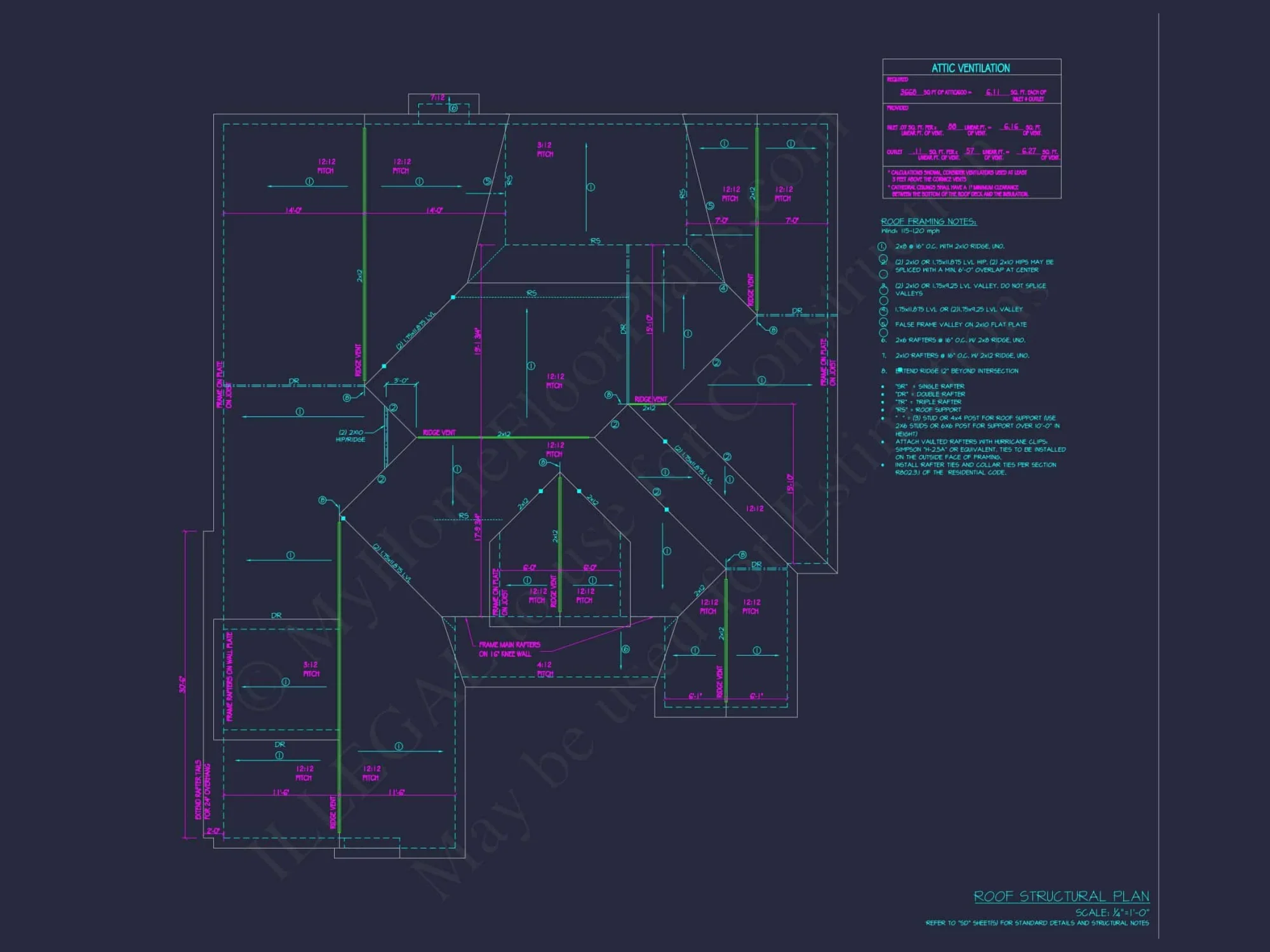 house Floor Plan: Architectural Blueprint with CAD Designs