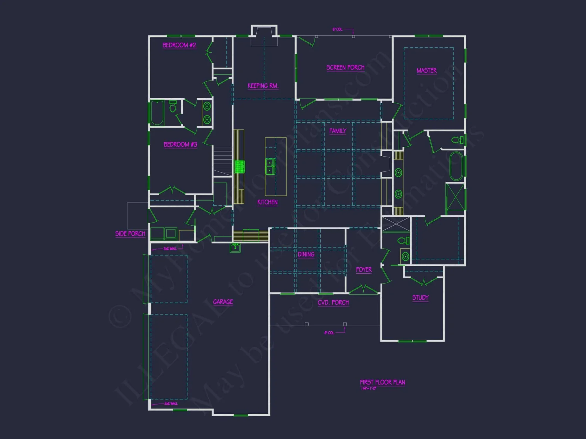 house Floor Plan: Architectural Blueprint with CAD Designs