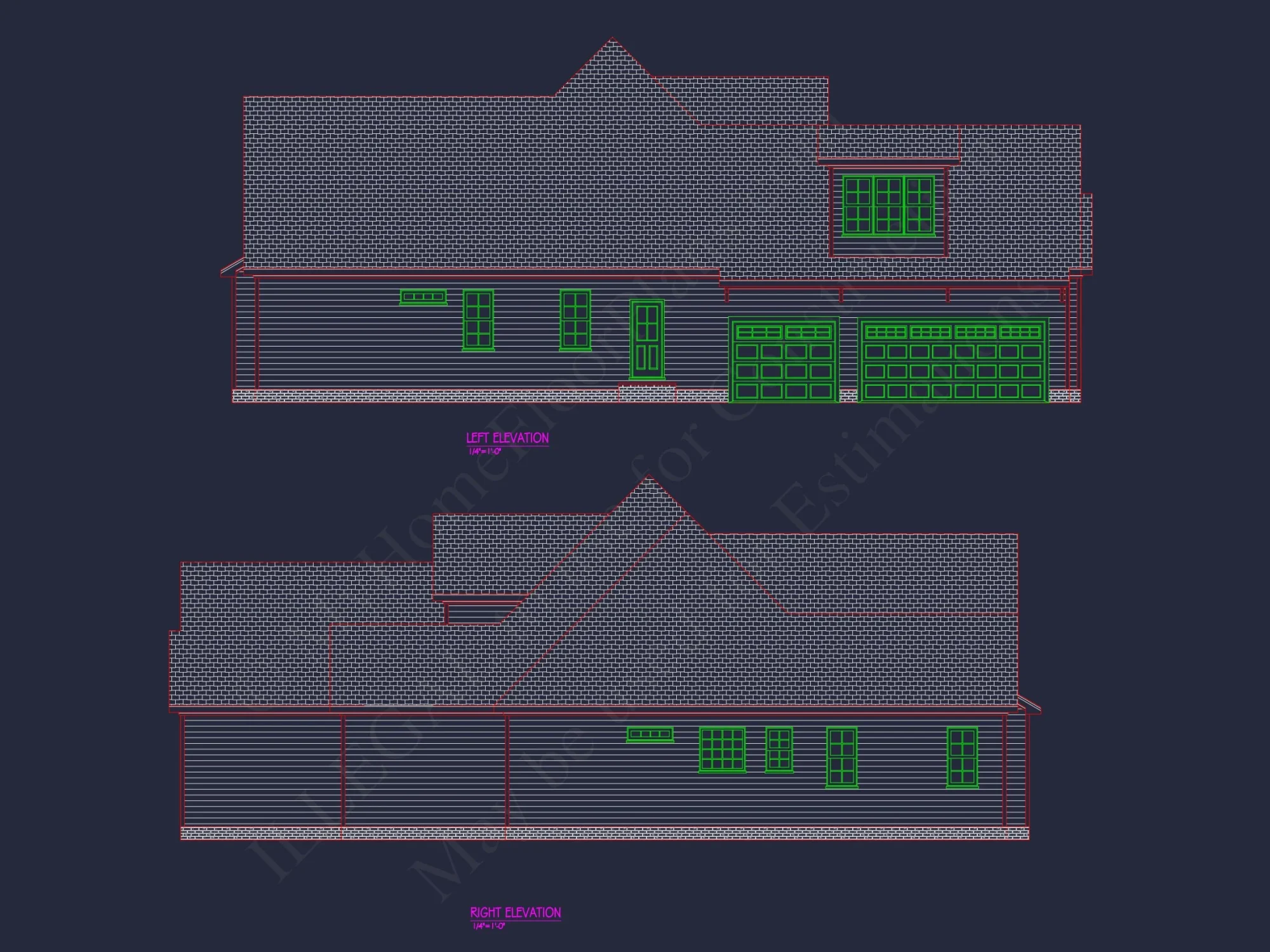 house Floor Plan: Architectural Blueprint with CAD Designs